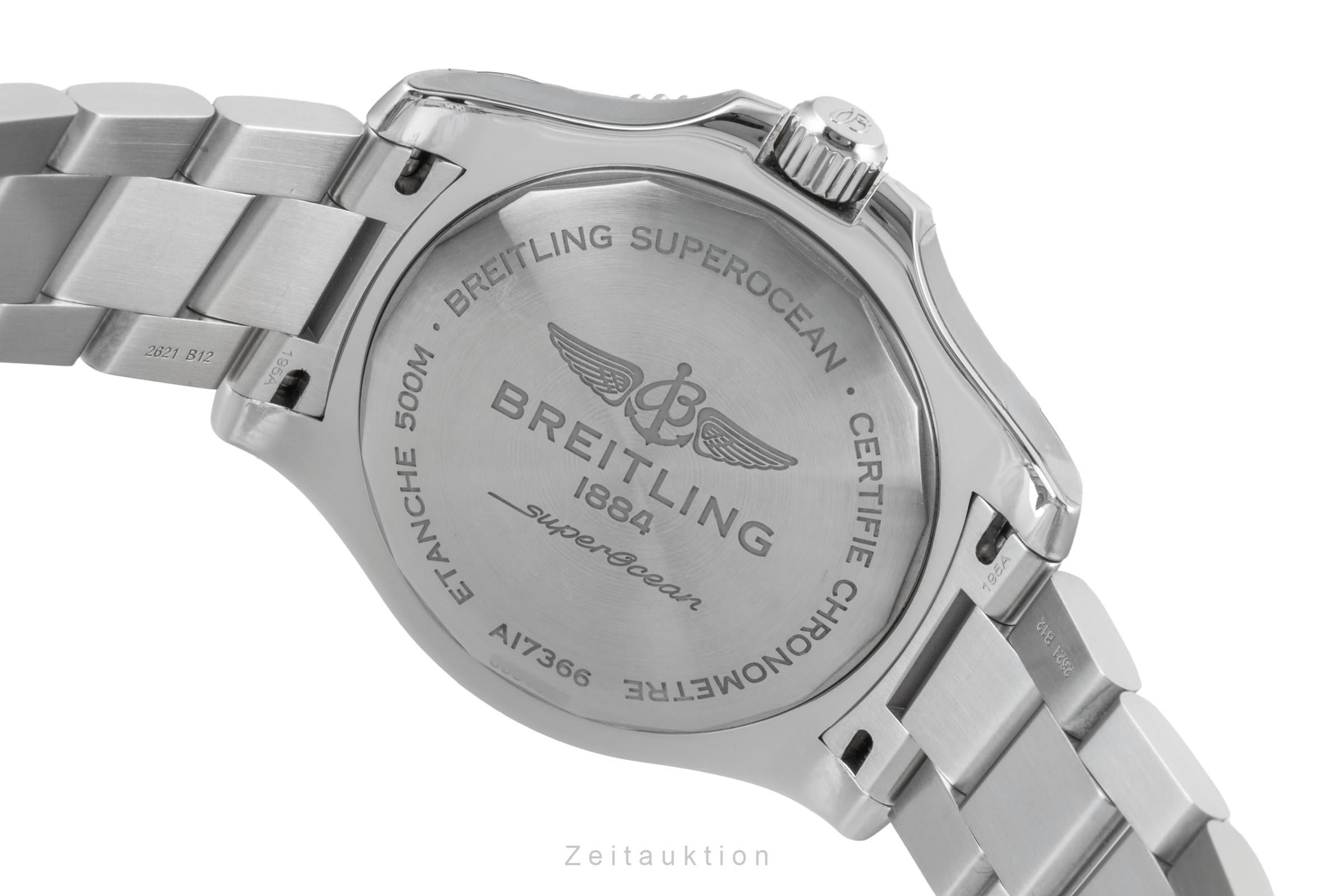 Breitling Superocean steel automatic men's watch A17366D81A1A1  [2603935]