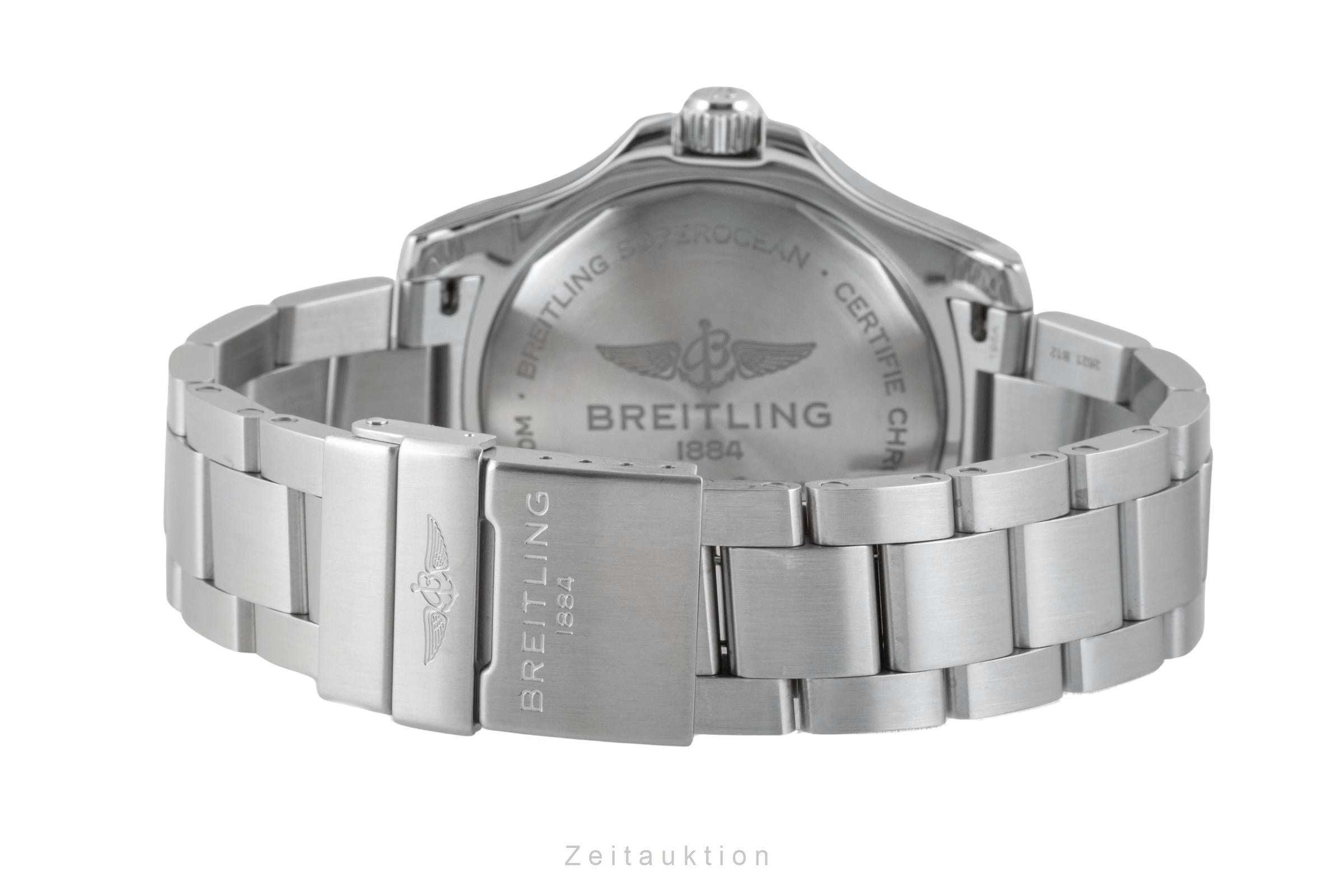 Breitling Superocean steel automatic men's watch A17366D81A1A1  [2603935]