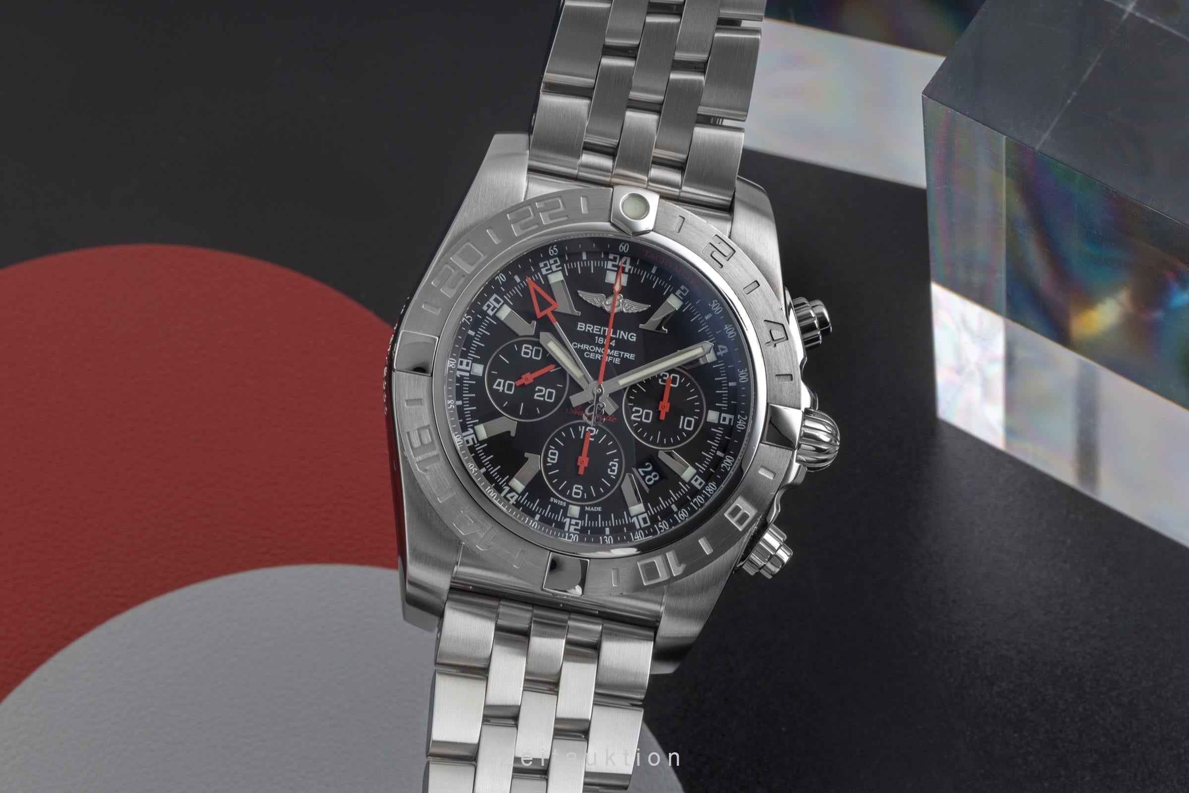 Breitling Chronomat GMT 47 Automatik Herrenuhr Limited Ref. AB0412 B&P 2012 [2603936]
