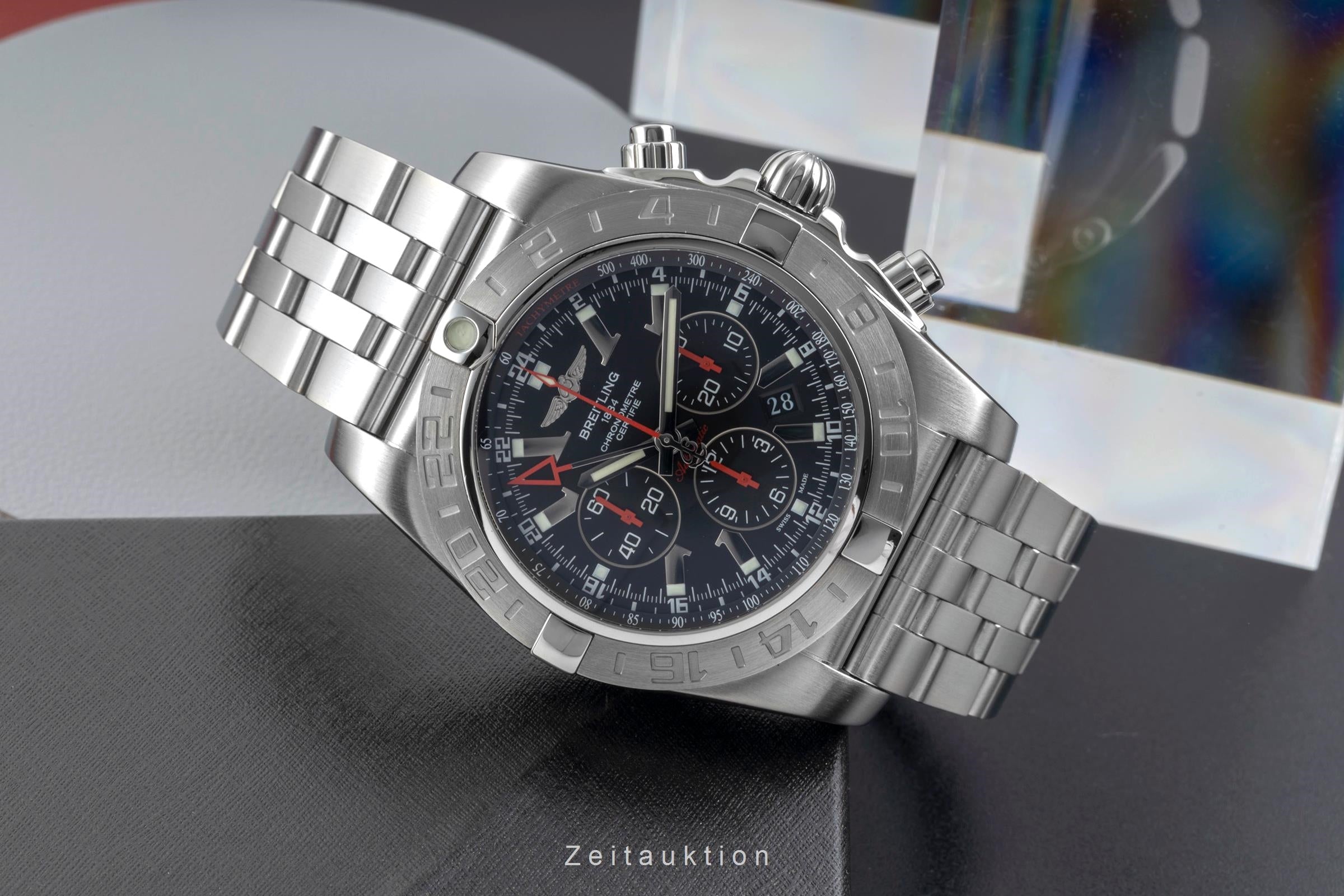 Breitling Chronomat GMT 47 Automatik Herrenuhr Limited Ref. AB0412 B&P 2012 [2603936]