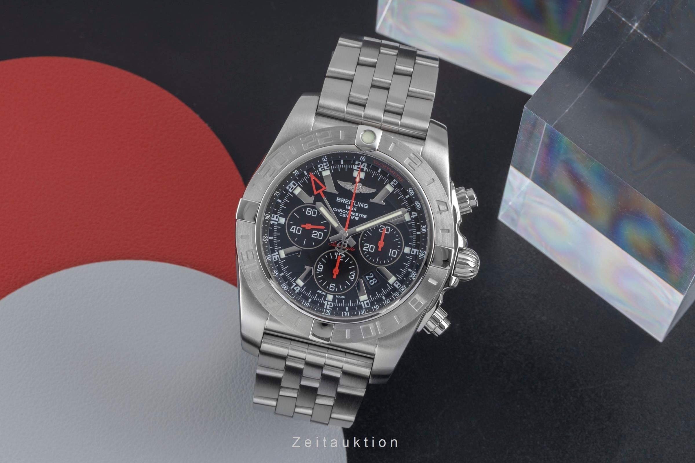 Breitling Chronomat GMT 47 Automatik Herrenuhr Limited Ref. AB0412 B&P 2012 [2603936]