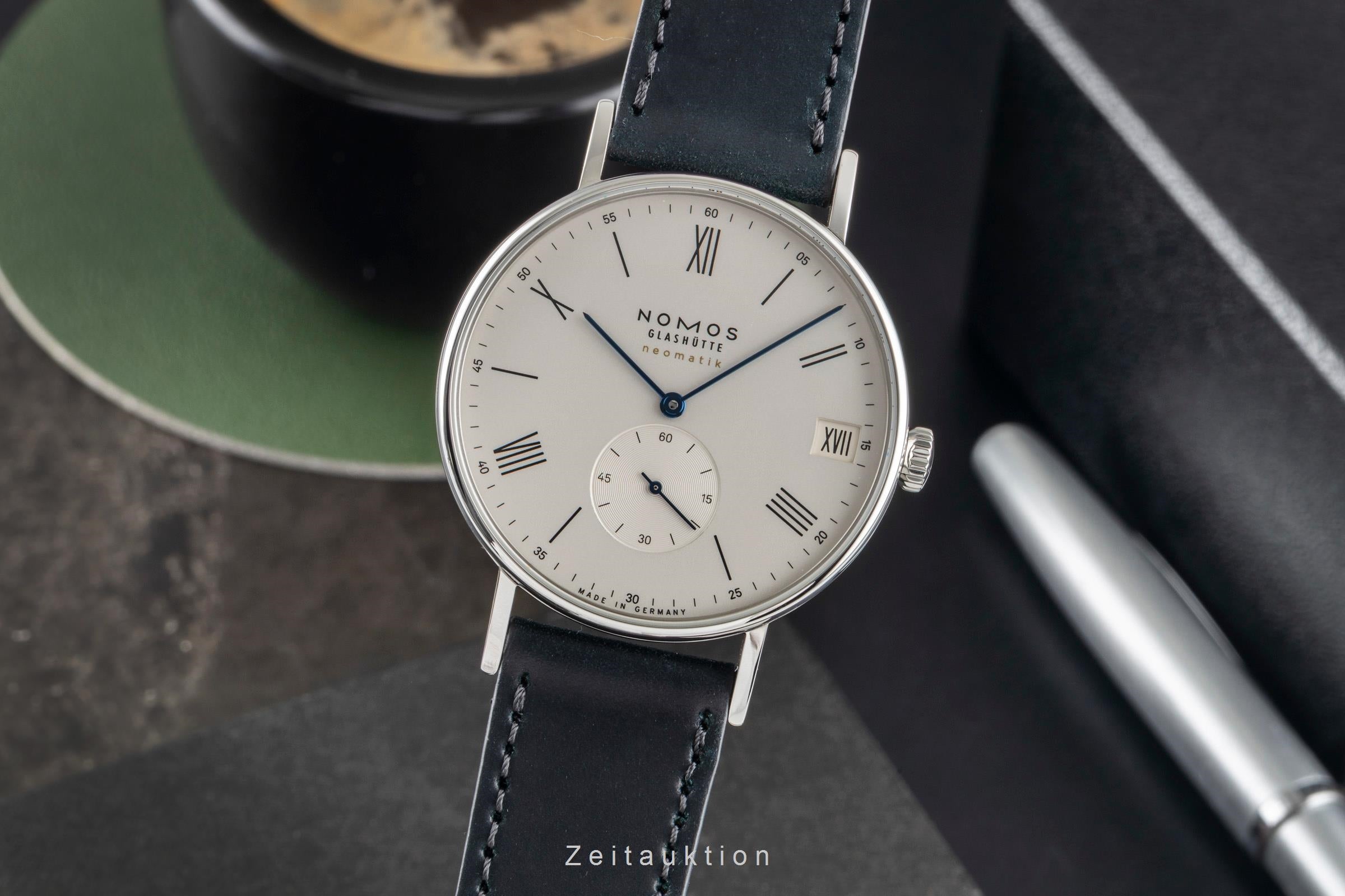 Nomos Ludwig acero automático reloj para caballeros 262 LP: 3780EUR  [2603938]