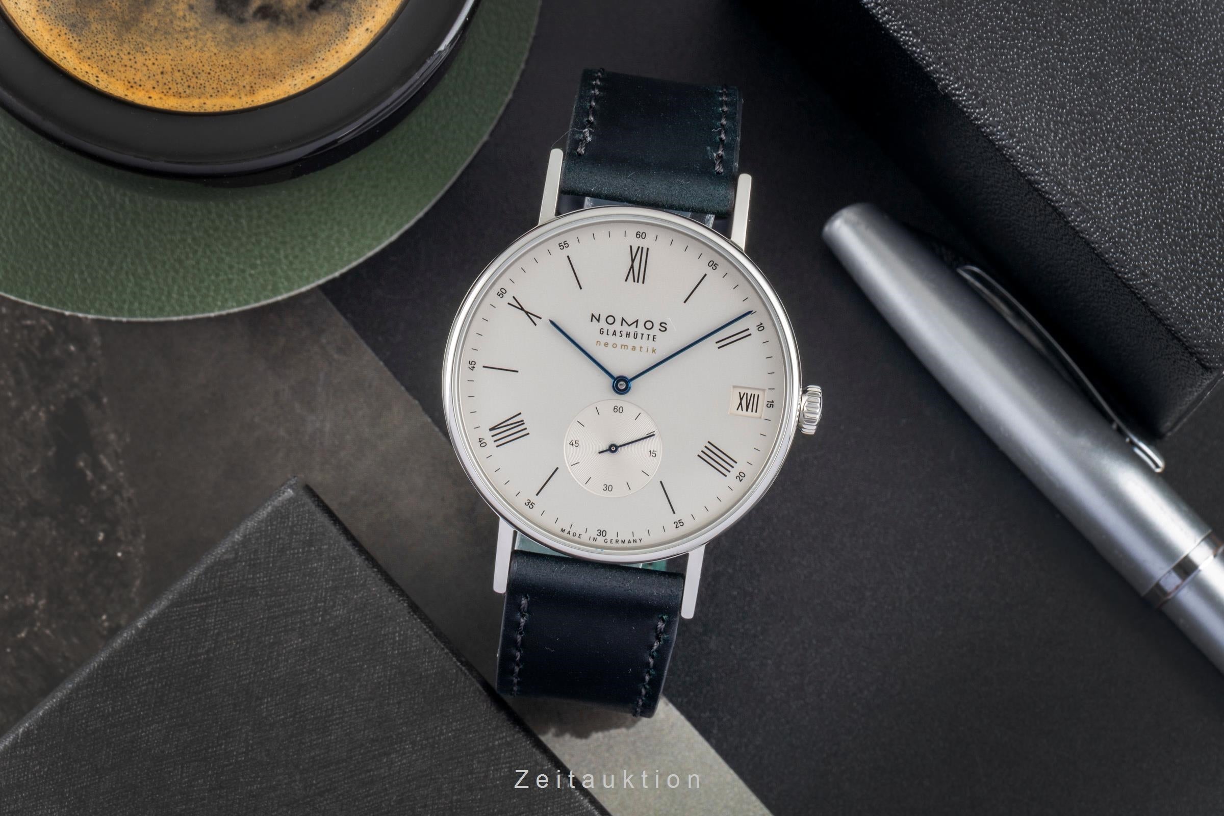 Nomos Ludwig acero automático reloj para caballeros 262 LP: 3780EUR  [2603938]