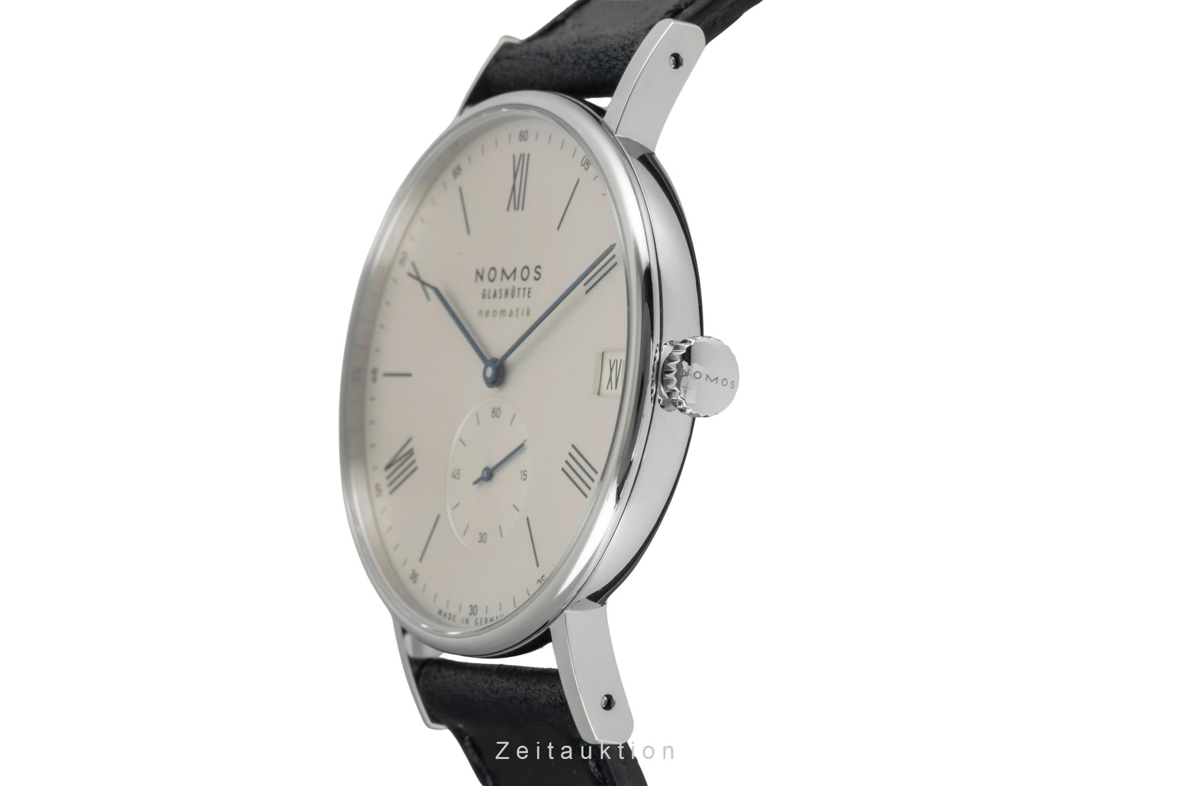 Nomos Ludwig acero automático reloj para caballeros 262 LP: 3780EUR  [2603938]