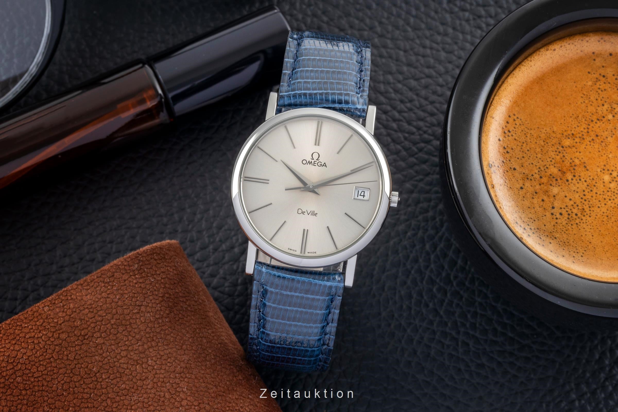 Omega de Ville Stahl Datum Herrenuhr Medium Size Ref. 196.2432 Klassiker [2603940]