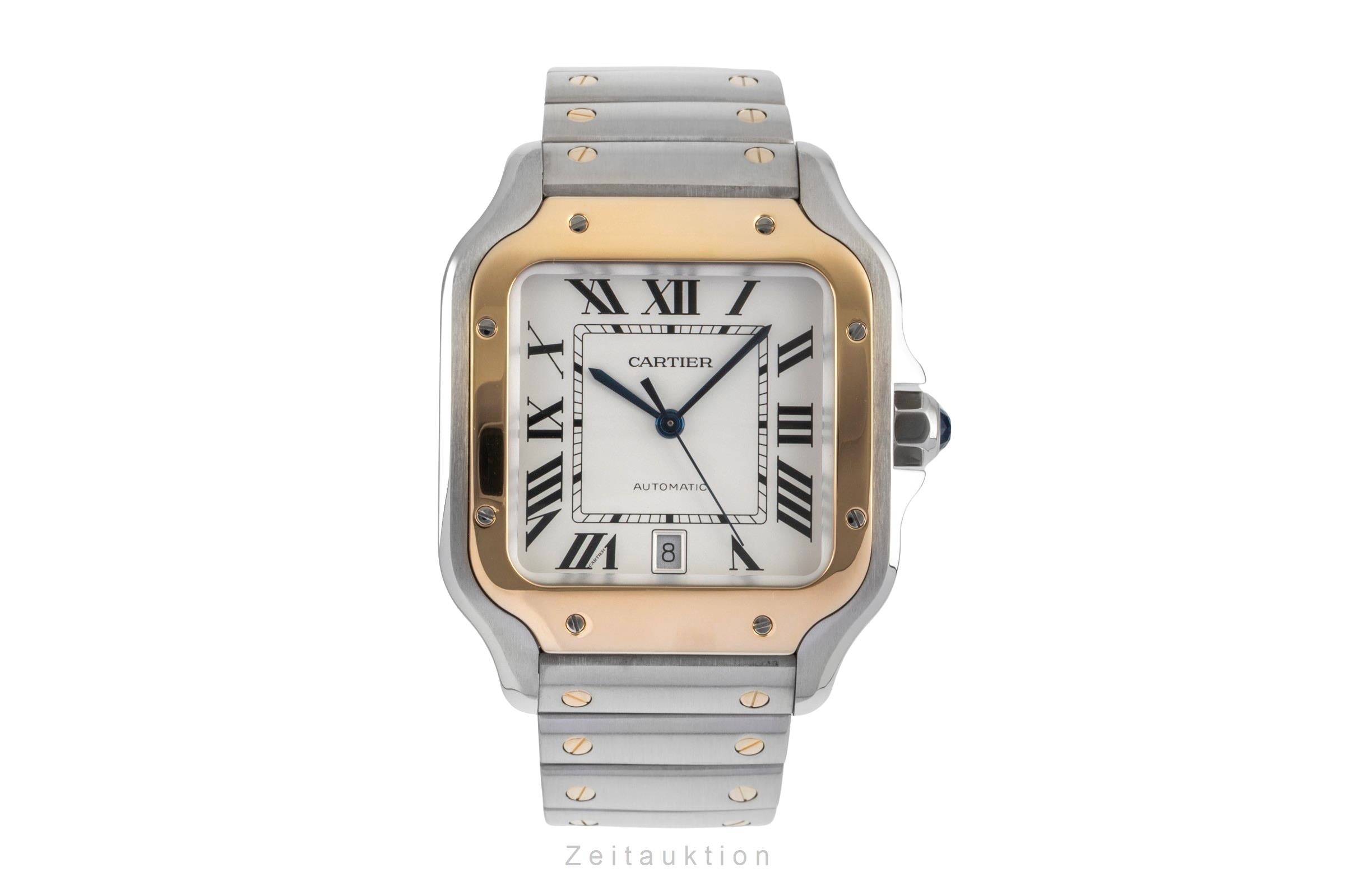Cartier Santos acciaio / oro automatismo orologio da uomo W2SA0006 LP: 14000EUR  [2603941]