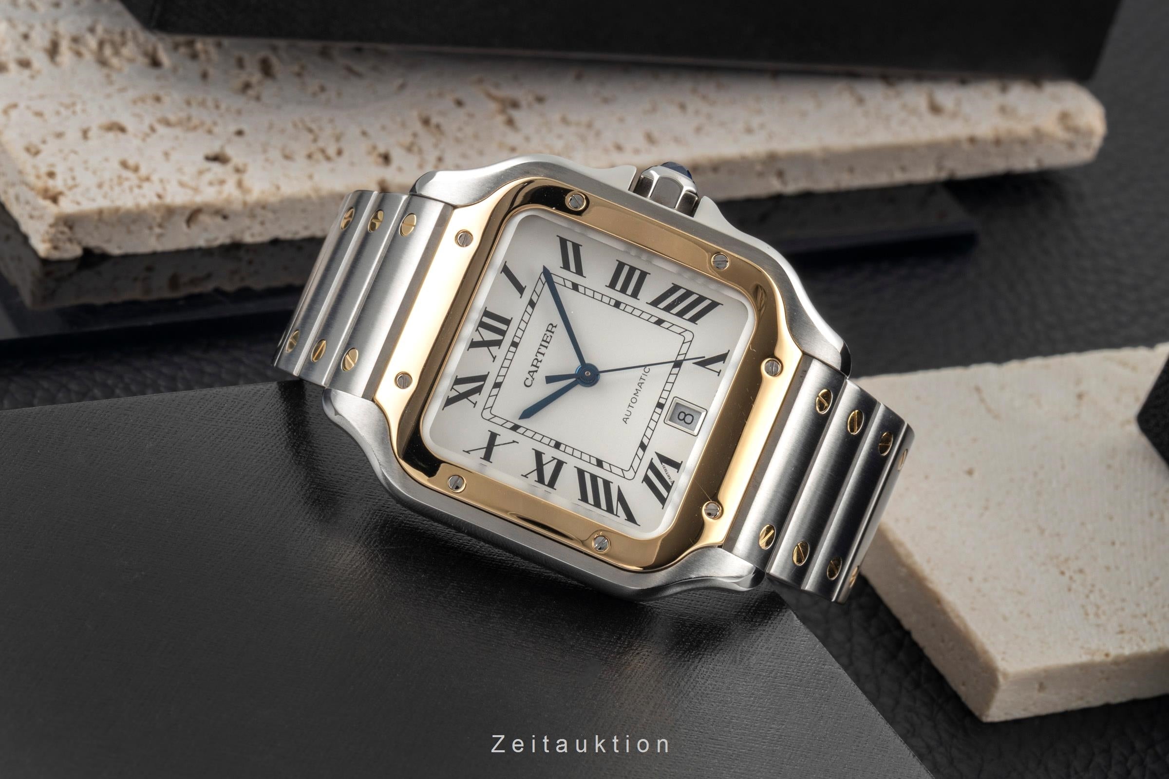 Cartier Santos acciaio / oro automatismo orologio da uomo W2SA0006 LP: 14000EUR  [2603941]
