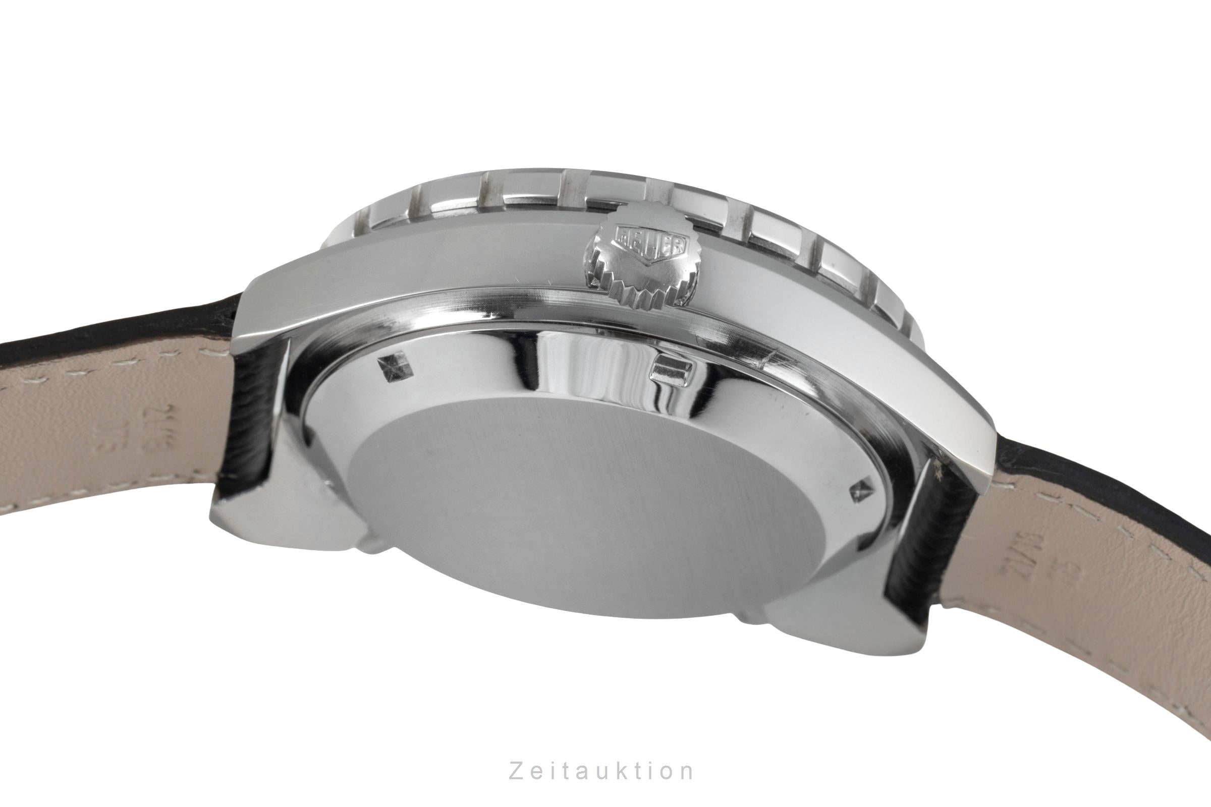Heuer Autavia chronograph steel automatic men's watch 11063 Vintage  [2603942]