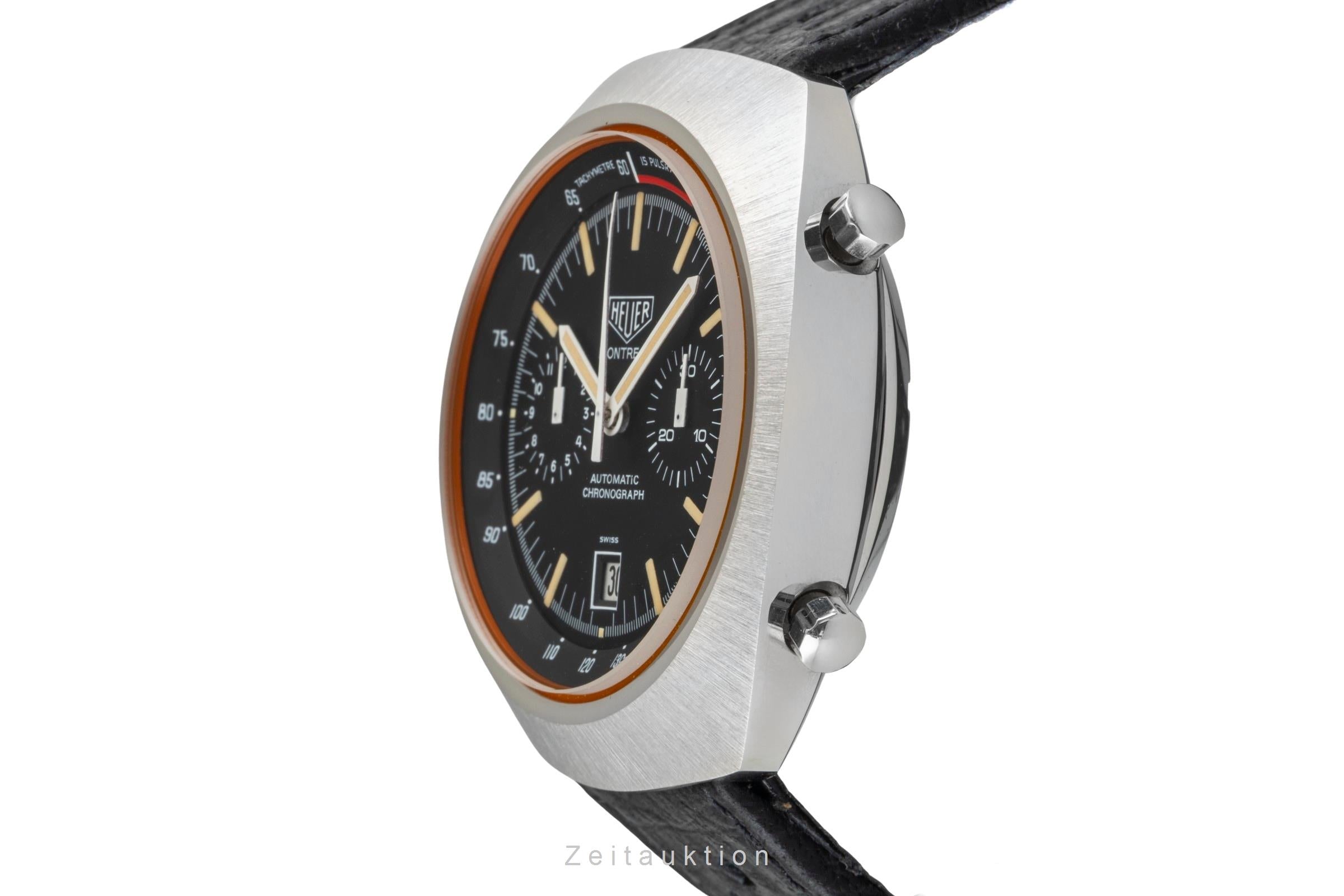Heuer Montreal cronógrafo acero automático reloj para caballeros 110.503NC Vintage  [2603943]