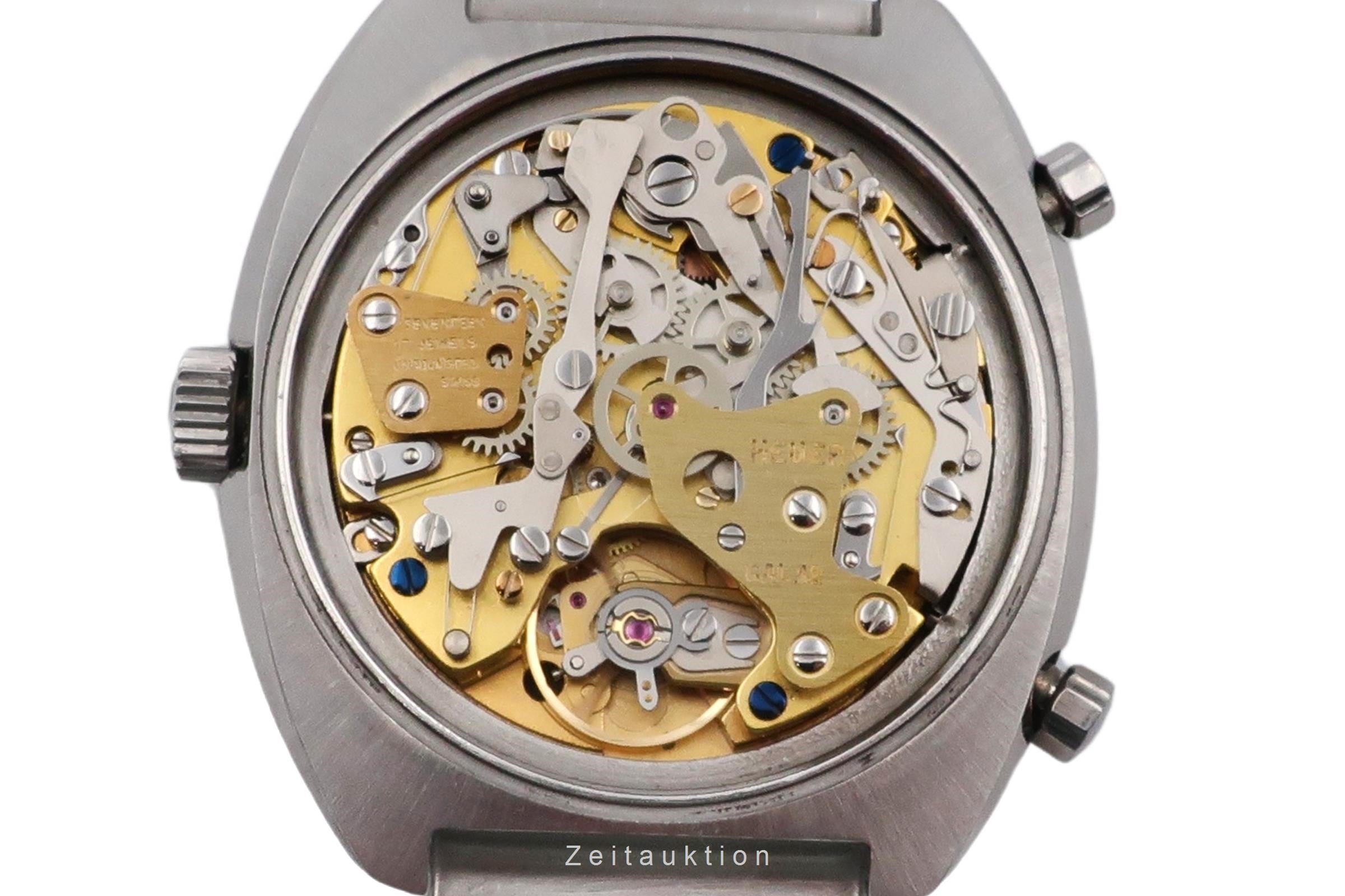 Heuer Montreal cronógrafo acero automático reloj para caballeros 110.503NC Vintage  [2603943]