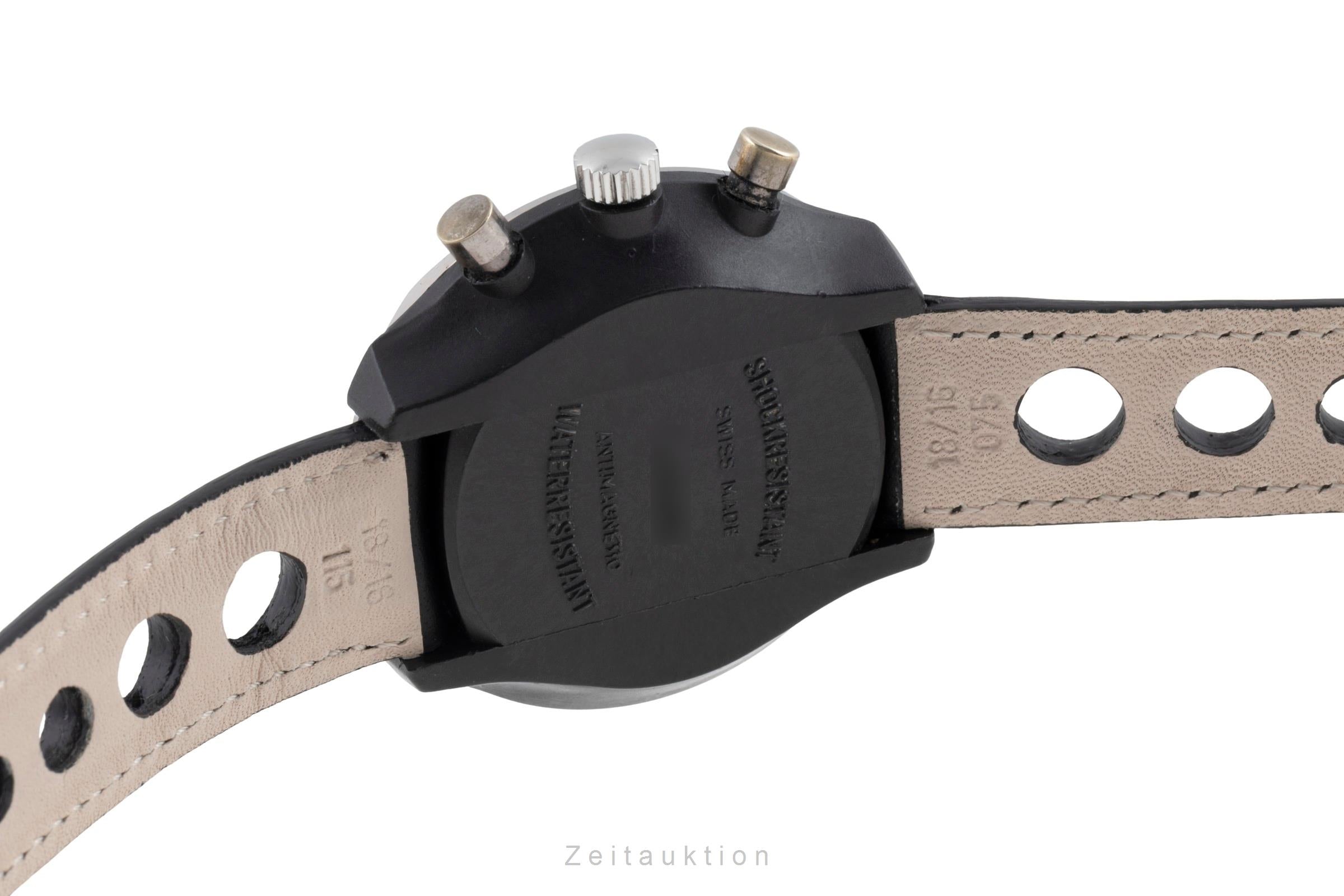 Heuer Temporada chronograph plastic manual winding men's watch 733.809 Vintage  [2603944]