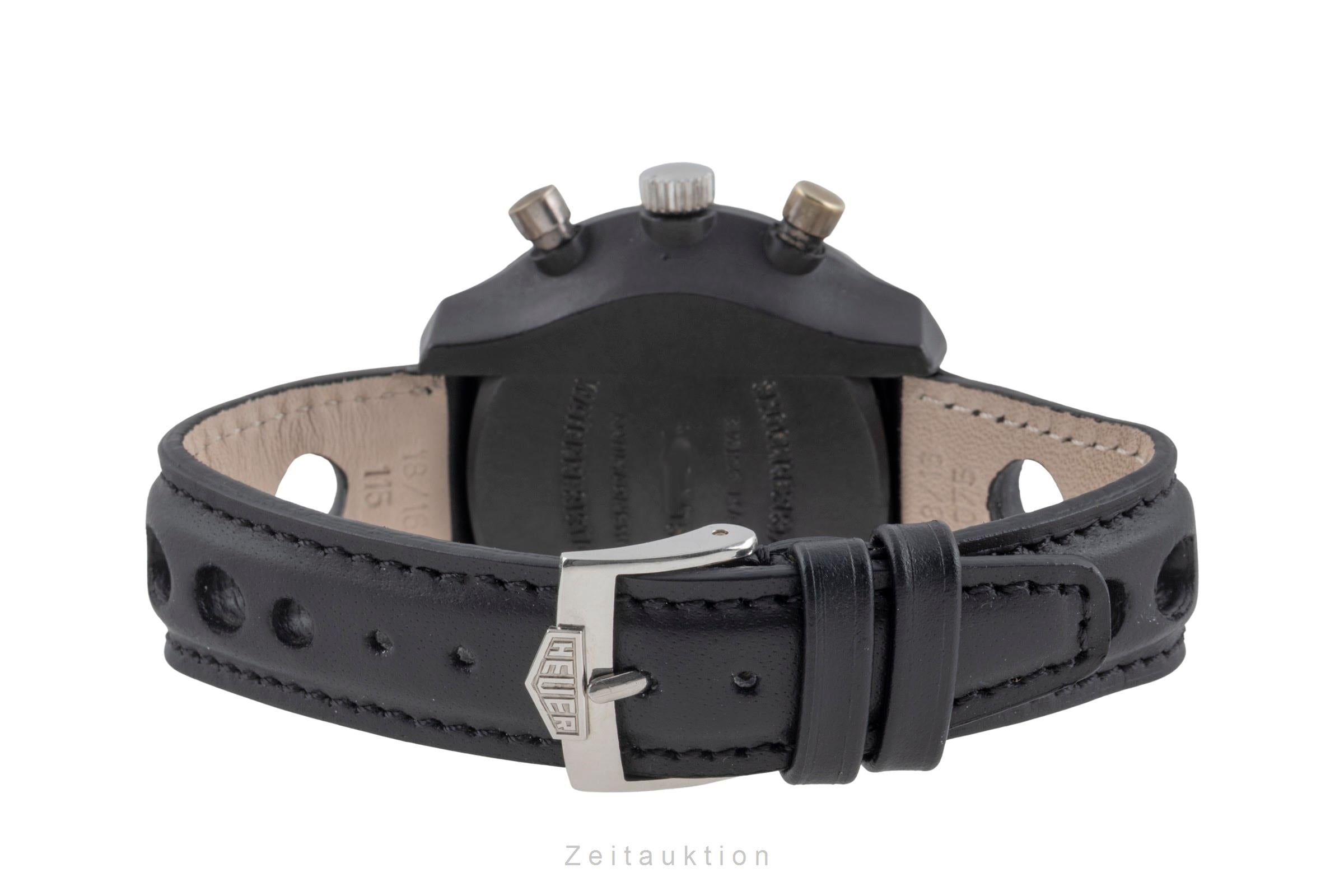 Heuer Temporada chronograph plastic manual winding men's watch 733.809 Vintage  [2603944]