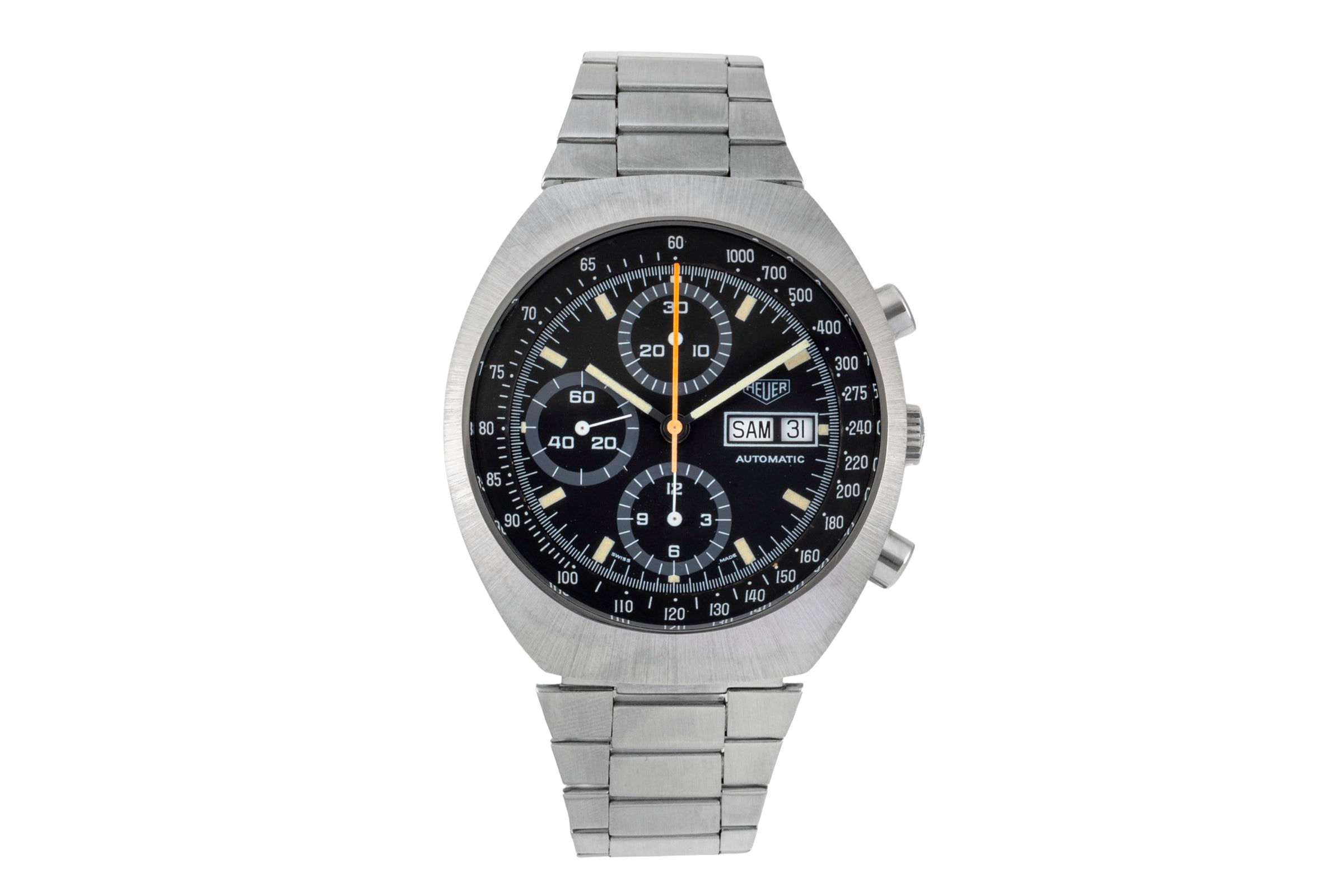 Heuer Montreal Chronograph Automatik Stahl Ref. 750.503 Vintage Klassiker [2603945]
