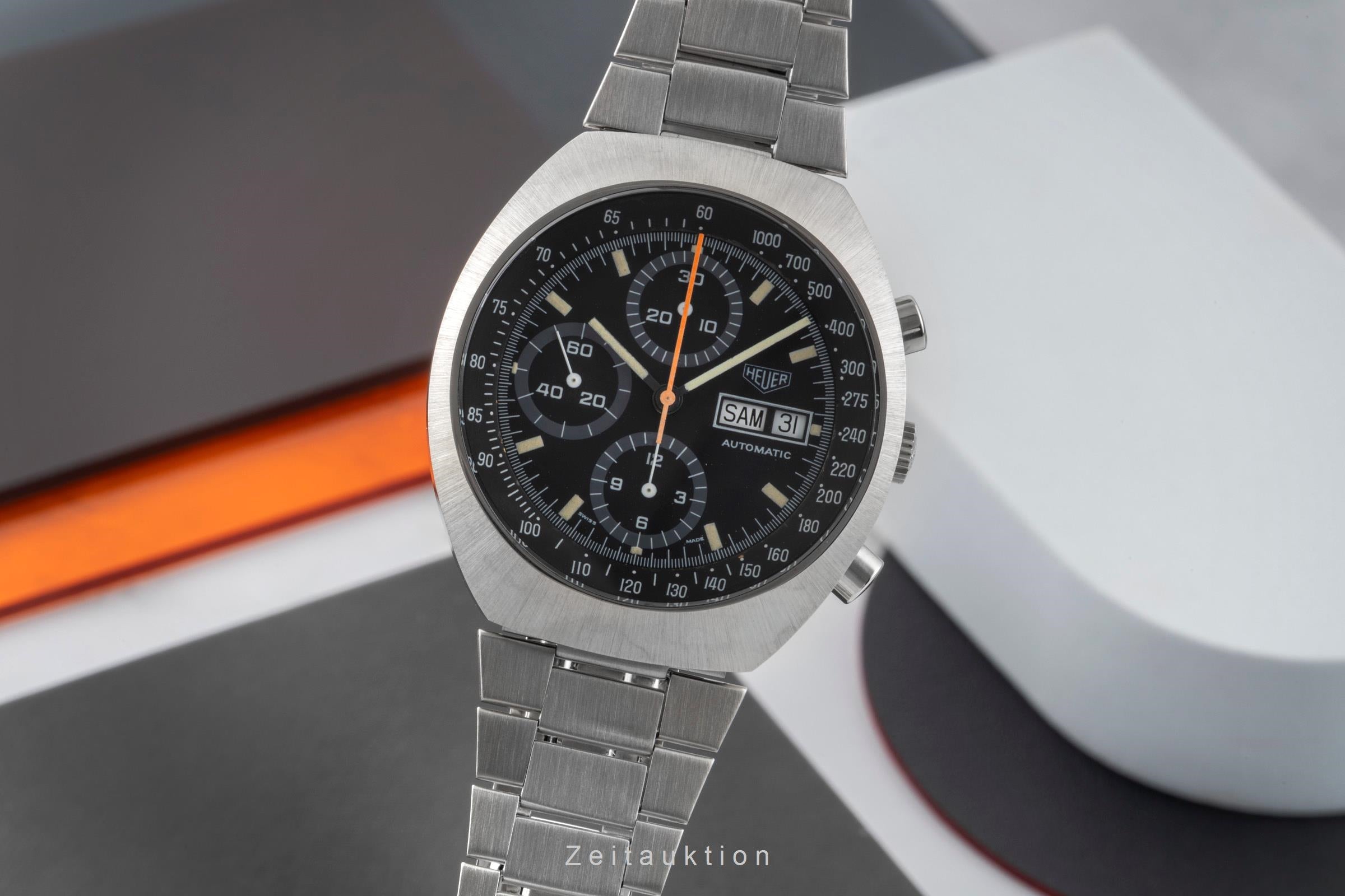 Heuer Montreal Chronograph Automatik Stahl Ref. 750.503 Vintage Klassiker [2603945]