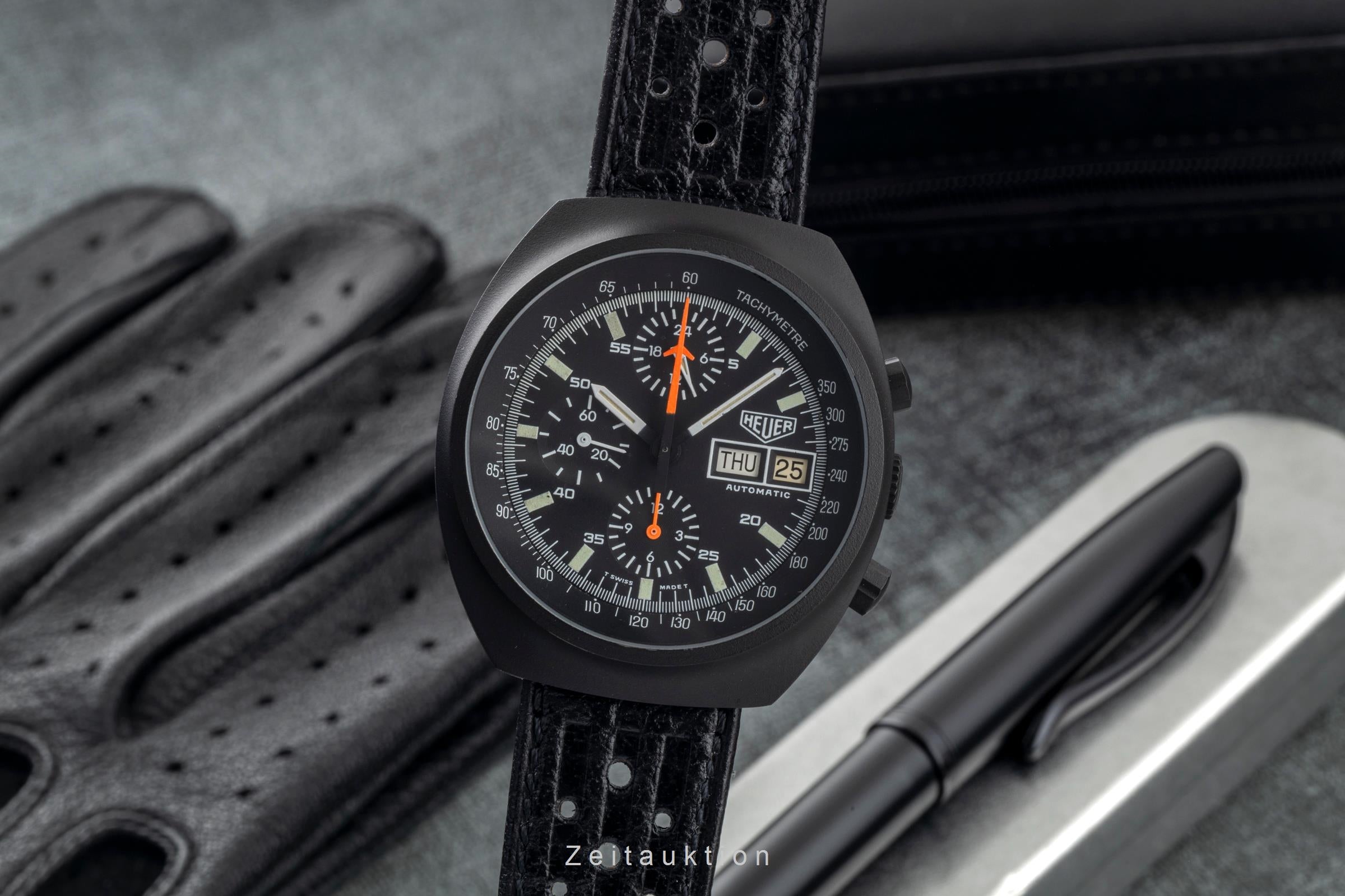 Heuer chronograph steel automatic men's watch 510.501 Vintage  [2603946]