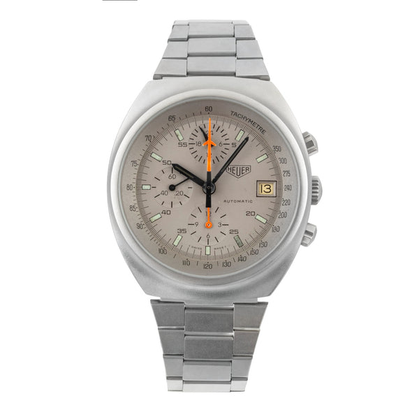 Heuer chronographe acier automatique montre pour hommes 510.503 Vintage  [2603947]