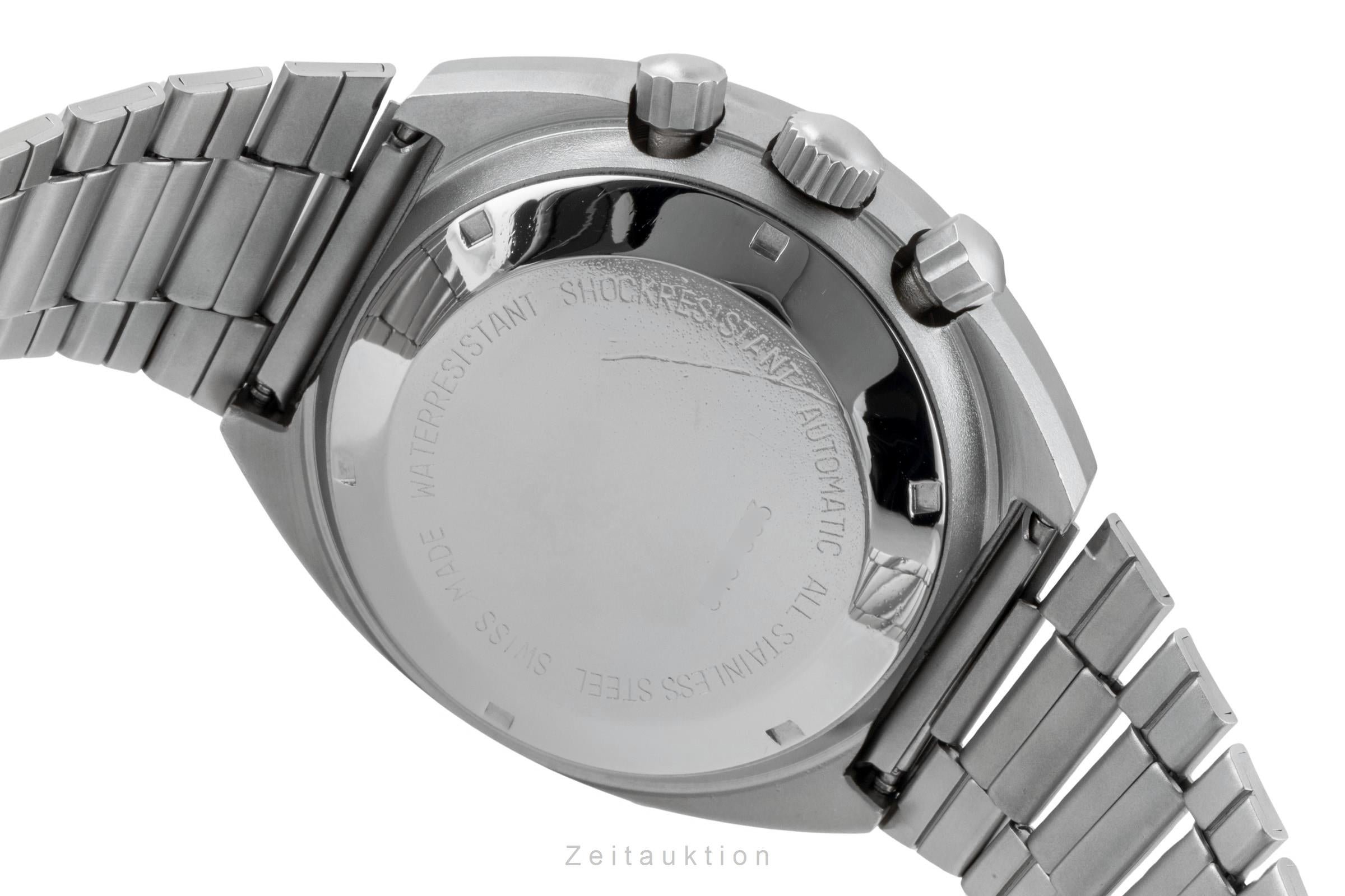 Heuer chronographe acier automatique montre pour hommes 510.503 Vintage  [2603947]