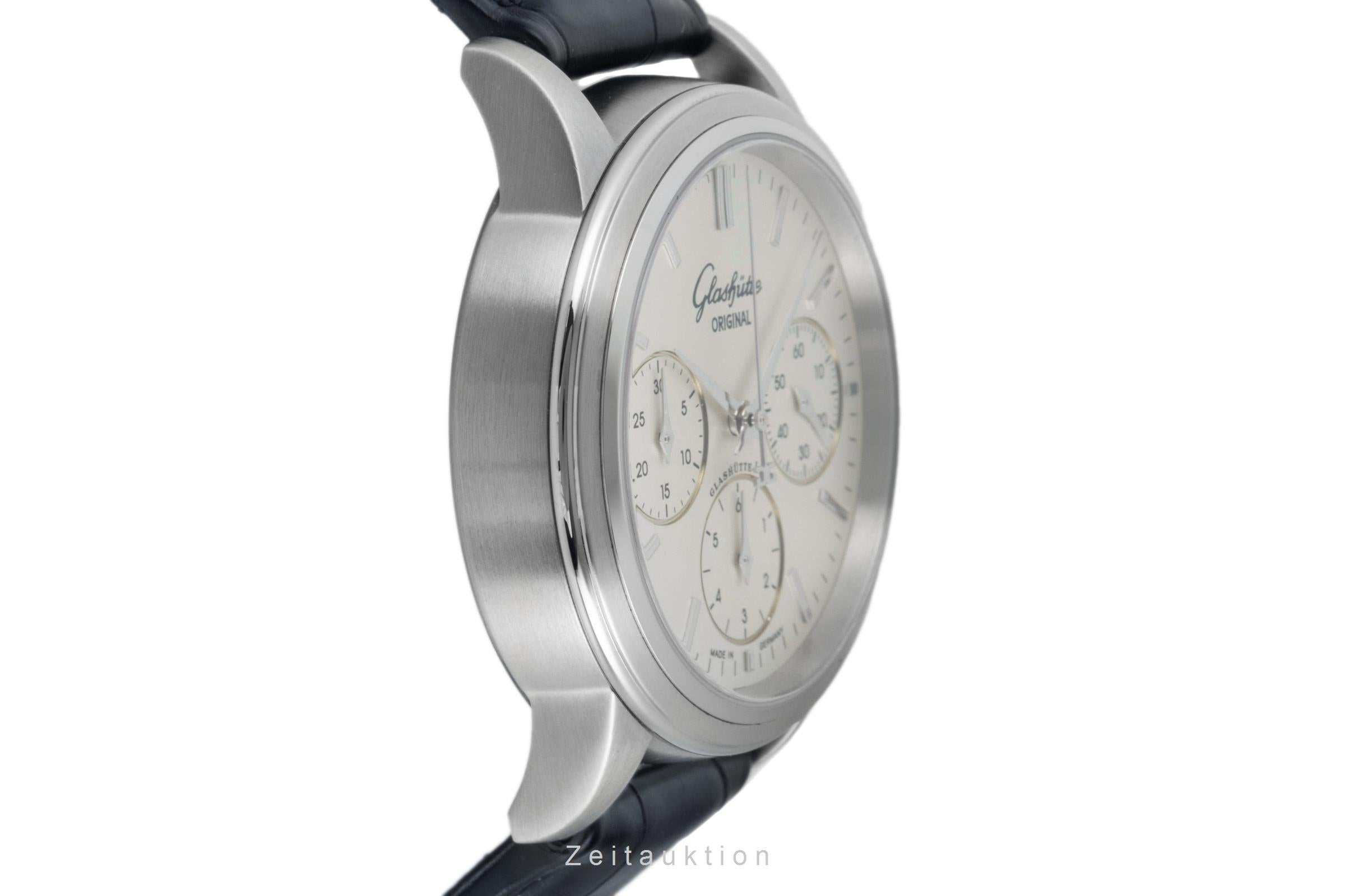 Glashütte Senator cronógrafo acero automático reloj para caballeros 1-39-31-11-13-04  [2603951]