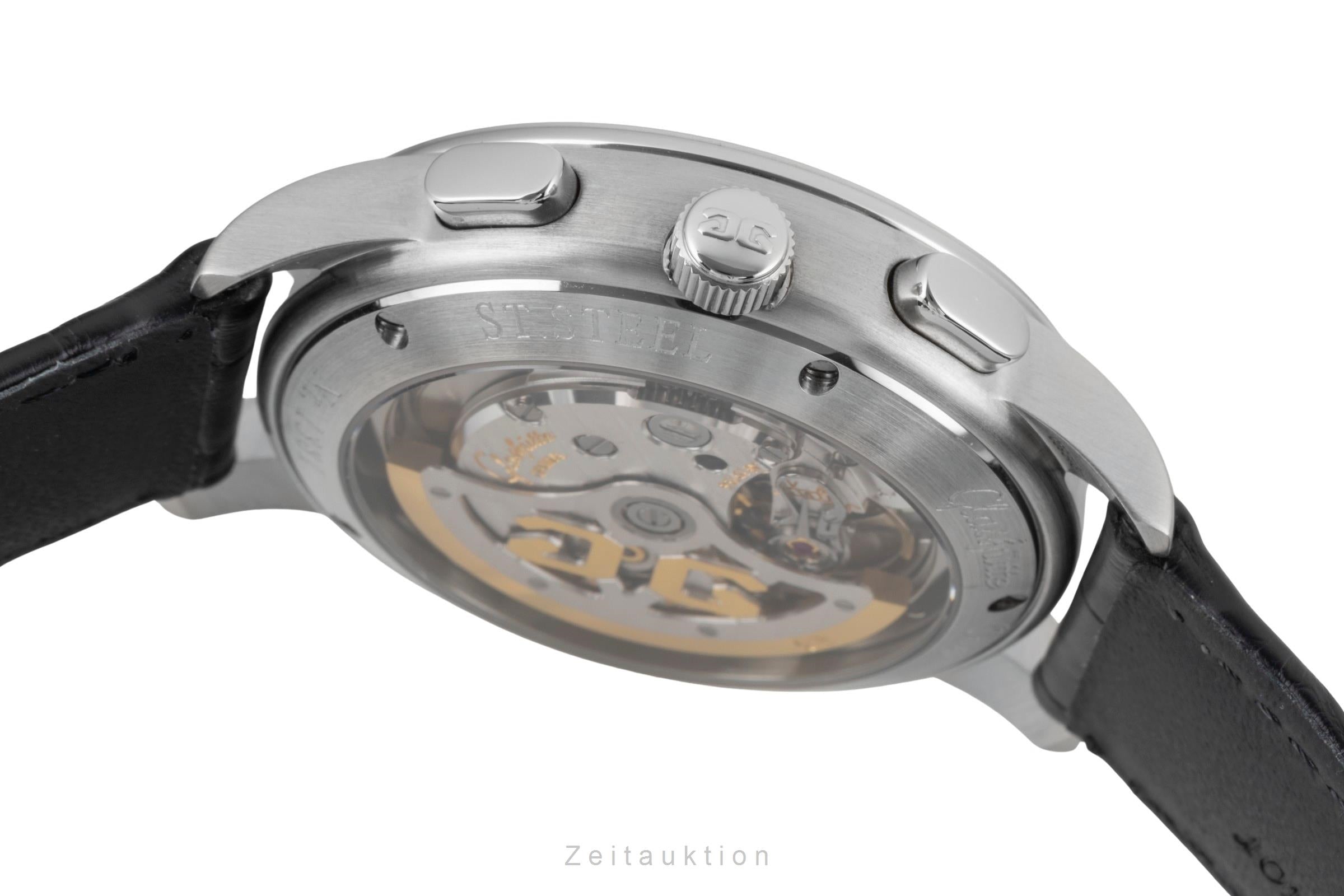 Glashütte Senator cronógrafo acero automático reloj para caballeros 1-39-31-11-13-04  [2603951]