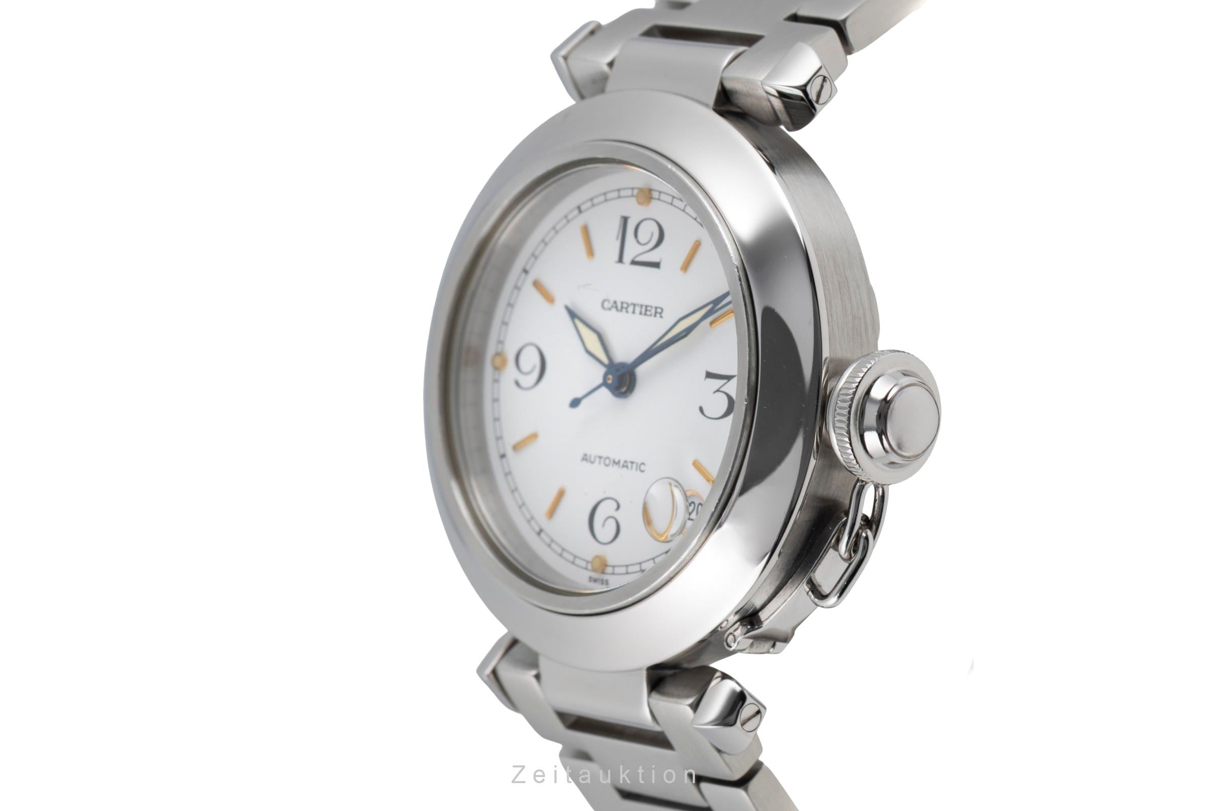 Cartier Pasha acero automático reloj para caballeros W31015M7  [2603952]
