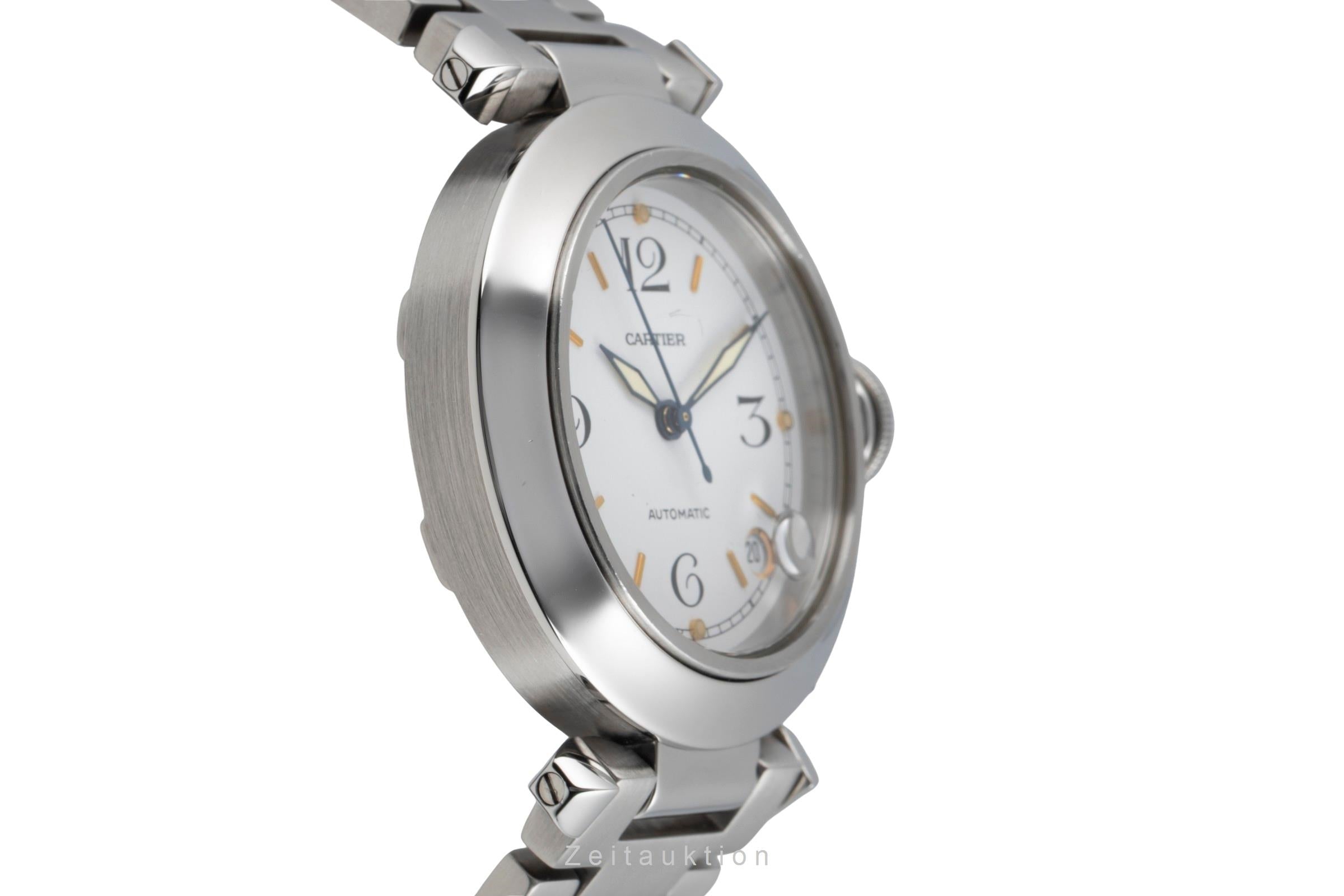Cartier Pasha acero automático reloj para caballeros W31015M7  [2603952]