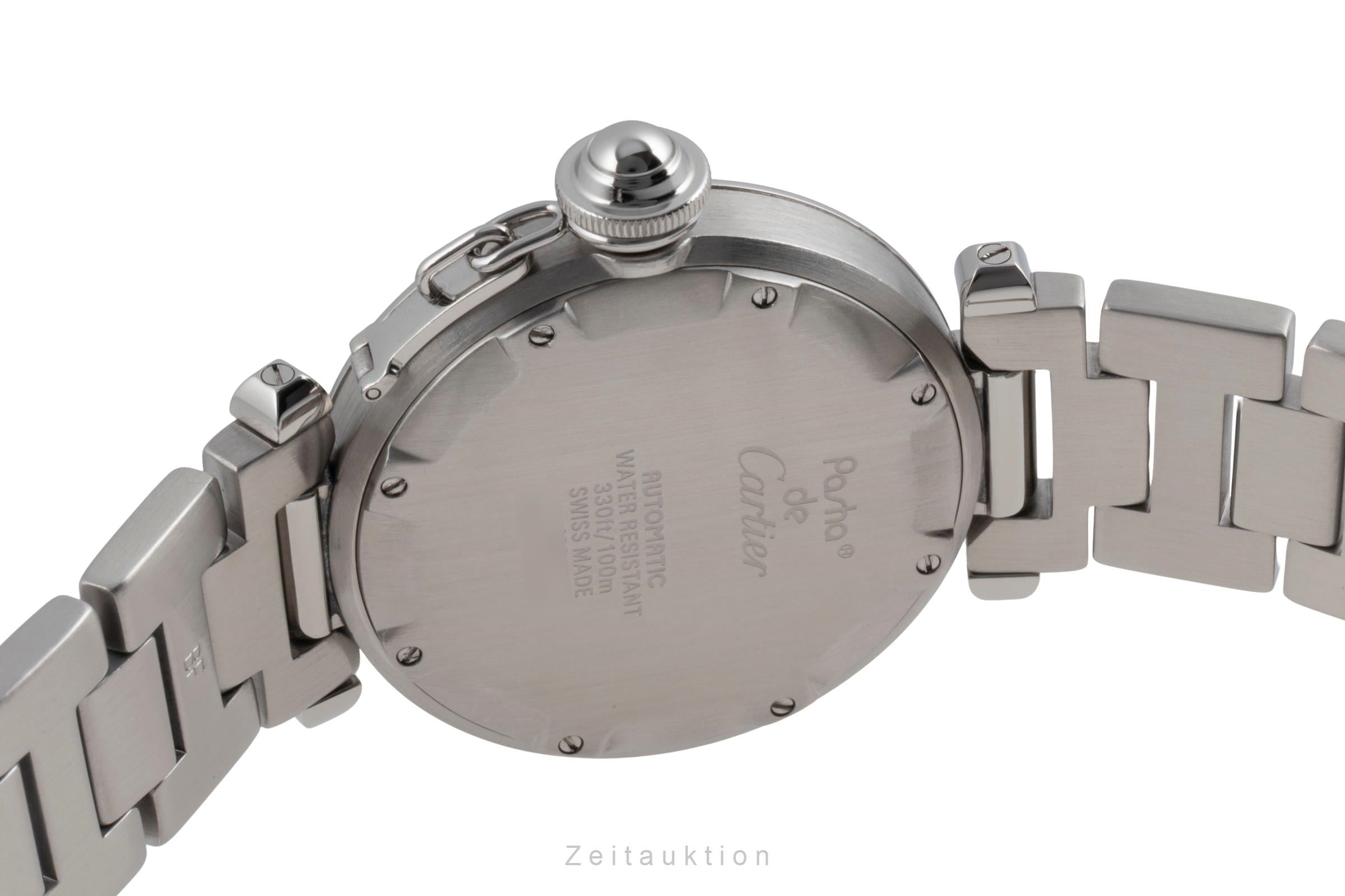 Cartier Pasha acero automático reloj para caballeros W31015M7  [2603952]