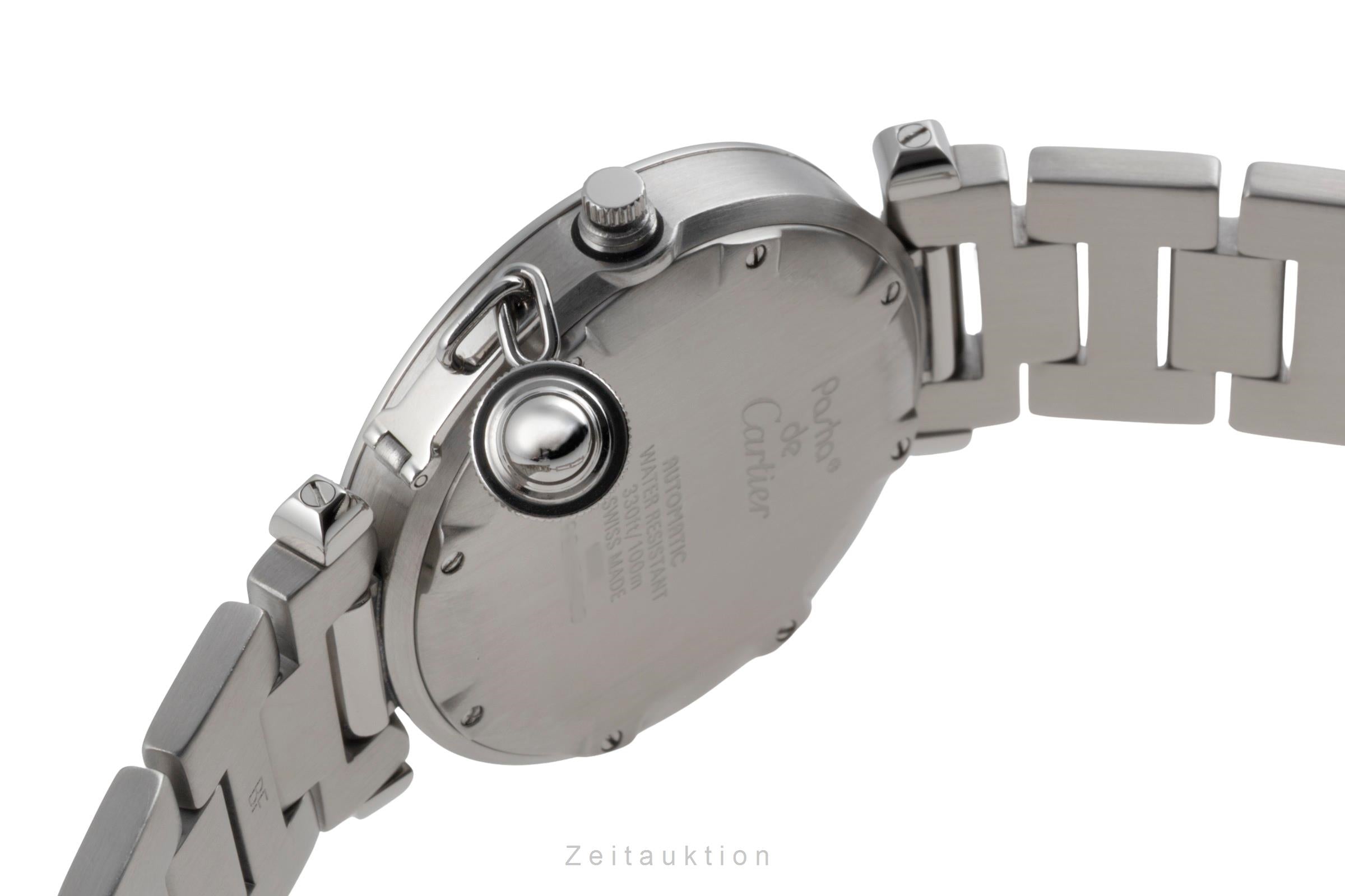 Cartier Pasha acero automático reloj para caballeros W31015M7  [2603952]