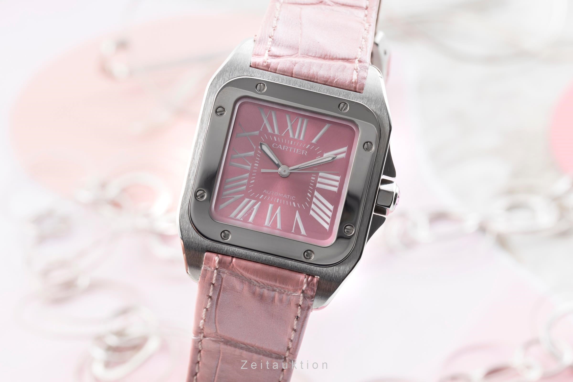 Cartier Santos 100 steel automatic women's watch W20133X8, 2878  [2603957]