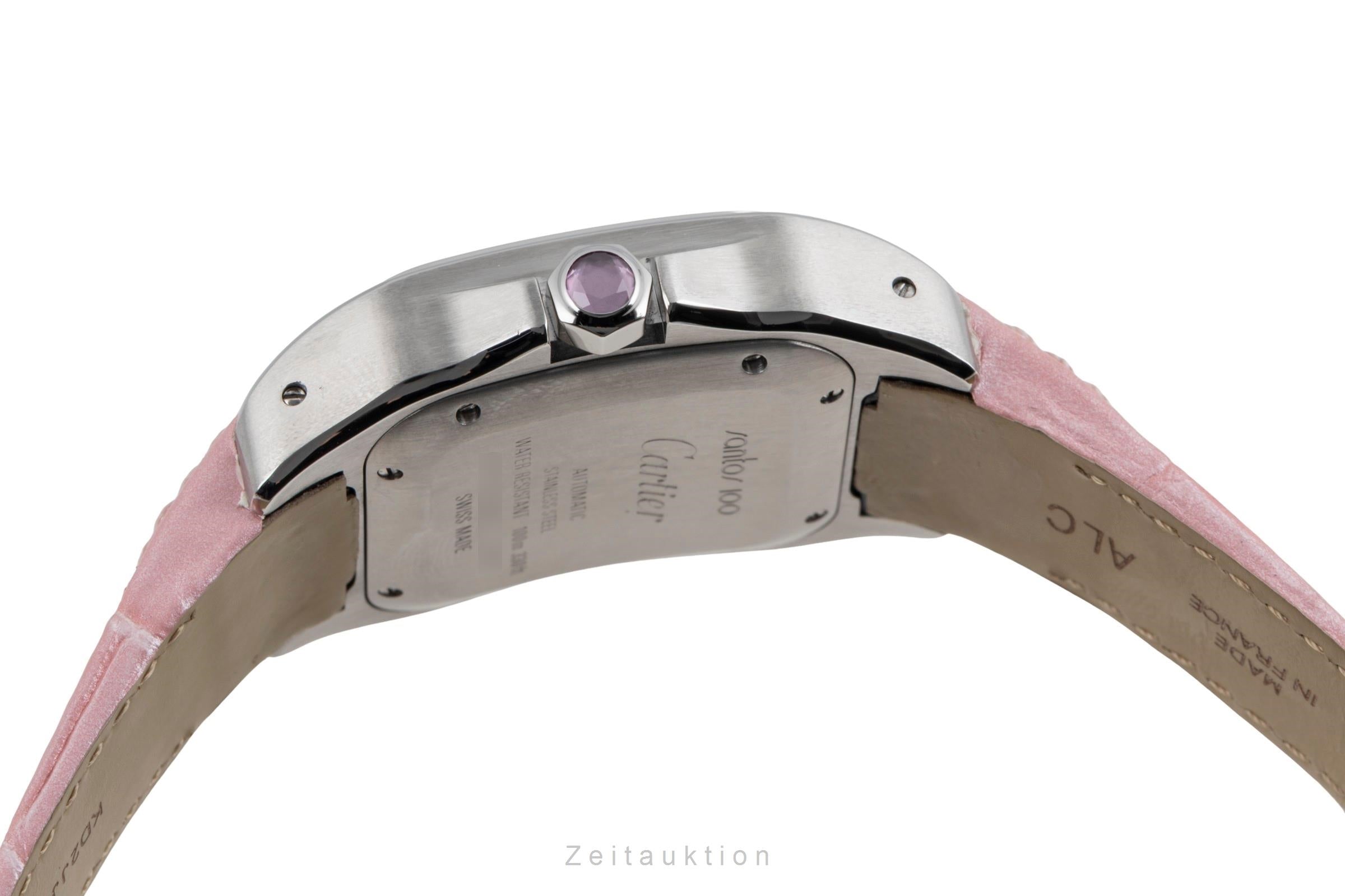 Cartier Santos 100 acero automático reloj para damas  W20133X8, 2878  [2603957]