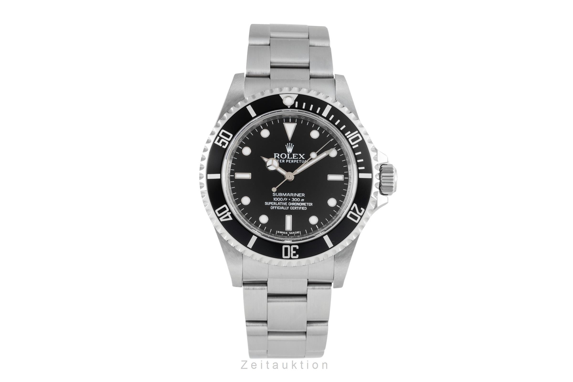 Rolex Submariner acero automático reloj para caballeros 14060M  [2603958]
