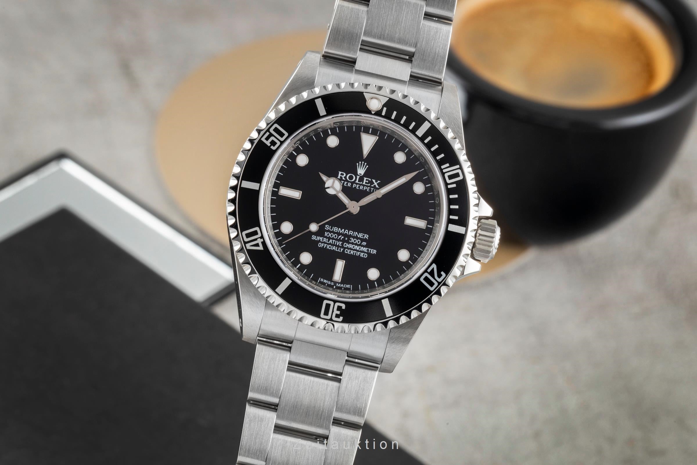 Rolex Submariner acero automático reloj para caballeros 14060M  [2603958]
