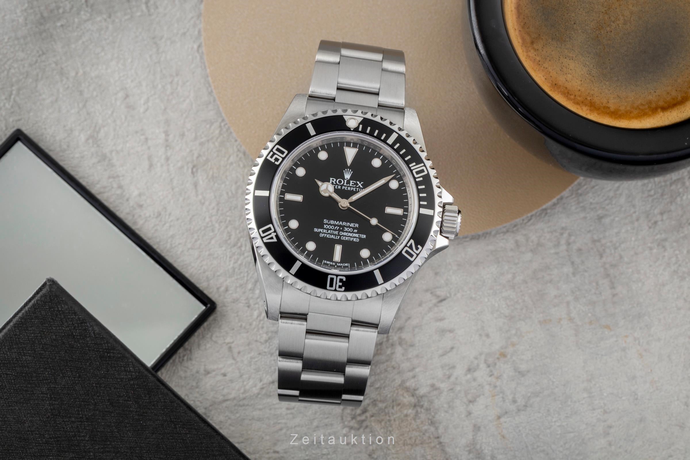 Rolex Submariner acero automático reloj para caballeros 14060M  [2603958]