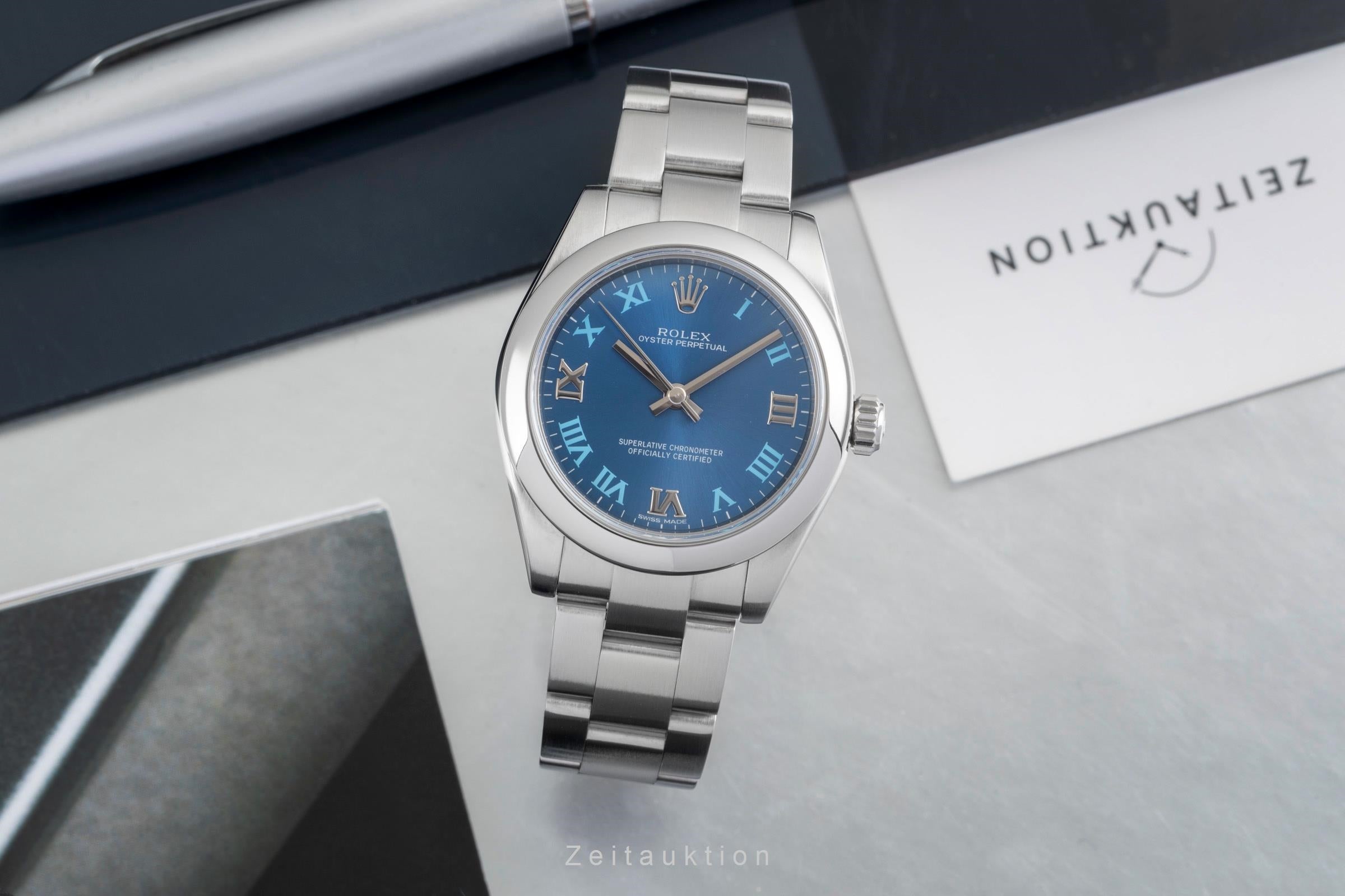 Rolex Oyster Perpetual acero automático reloj para damas  177200  [2603965]