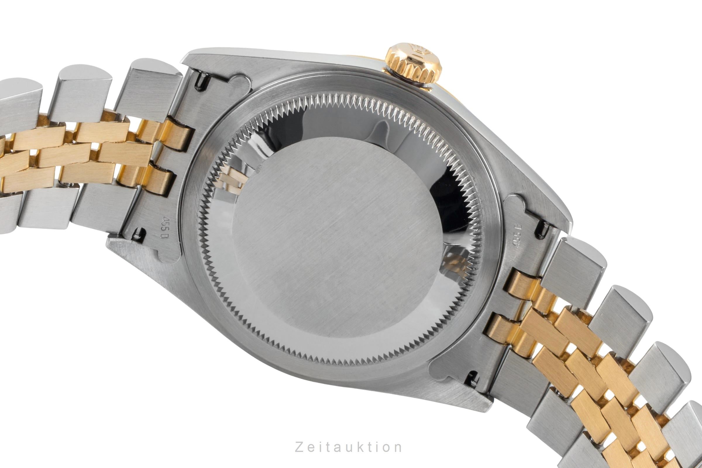 Rolex Datejust 36 Tapestry Dial Stahl Gold Ref. 16233 B&P LC100 Collector´s Set [2603970]