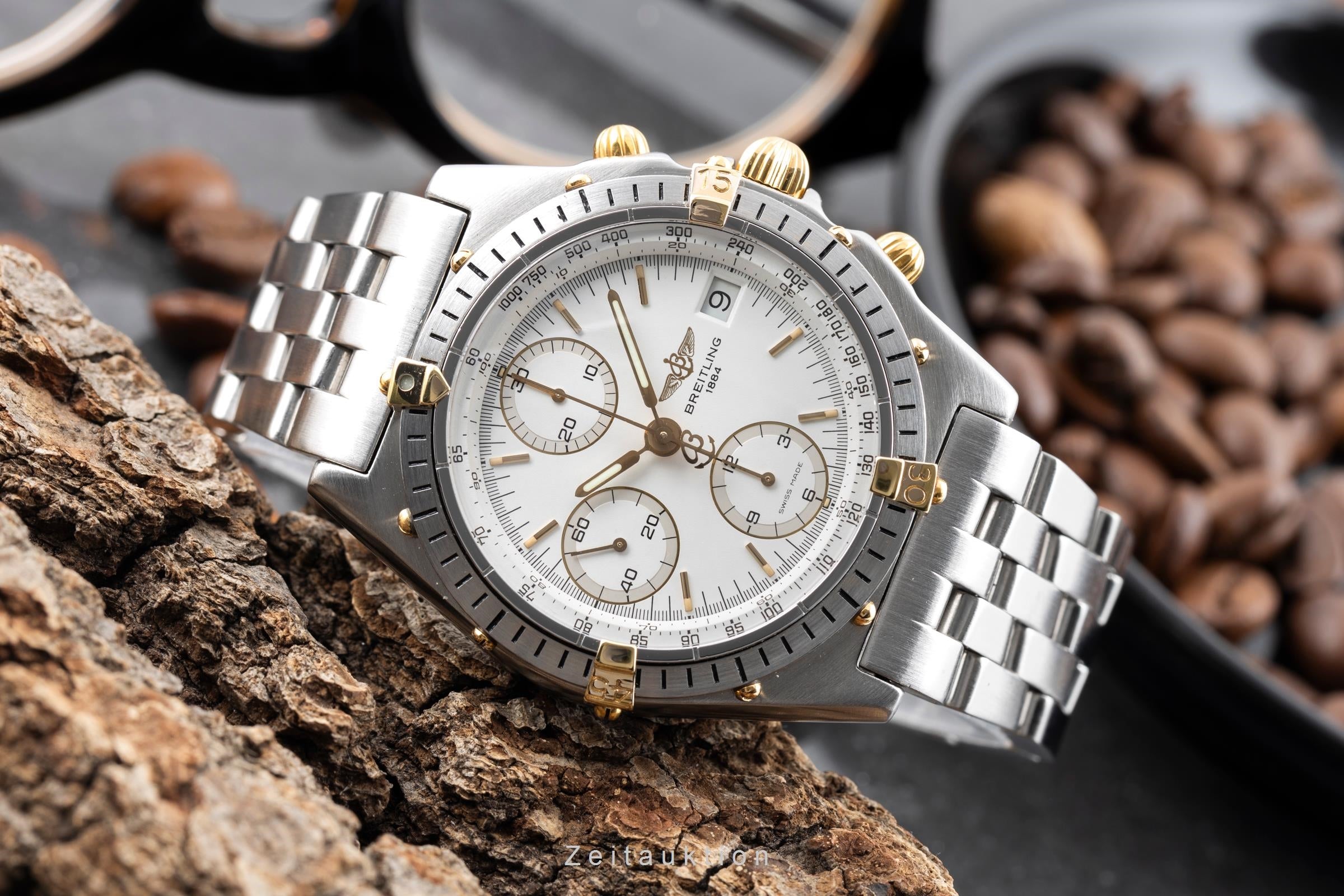 Breitling Chronomat Chronograph Stahl / vergoldet Automatik Herrenuhr 81.950  [2603971]