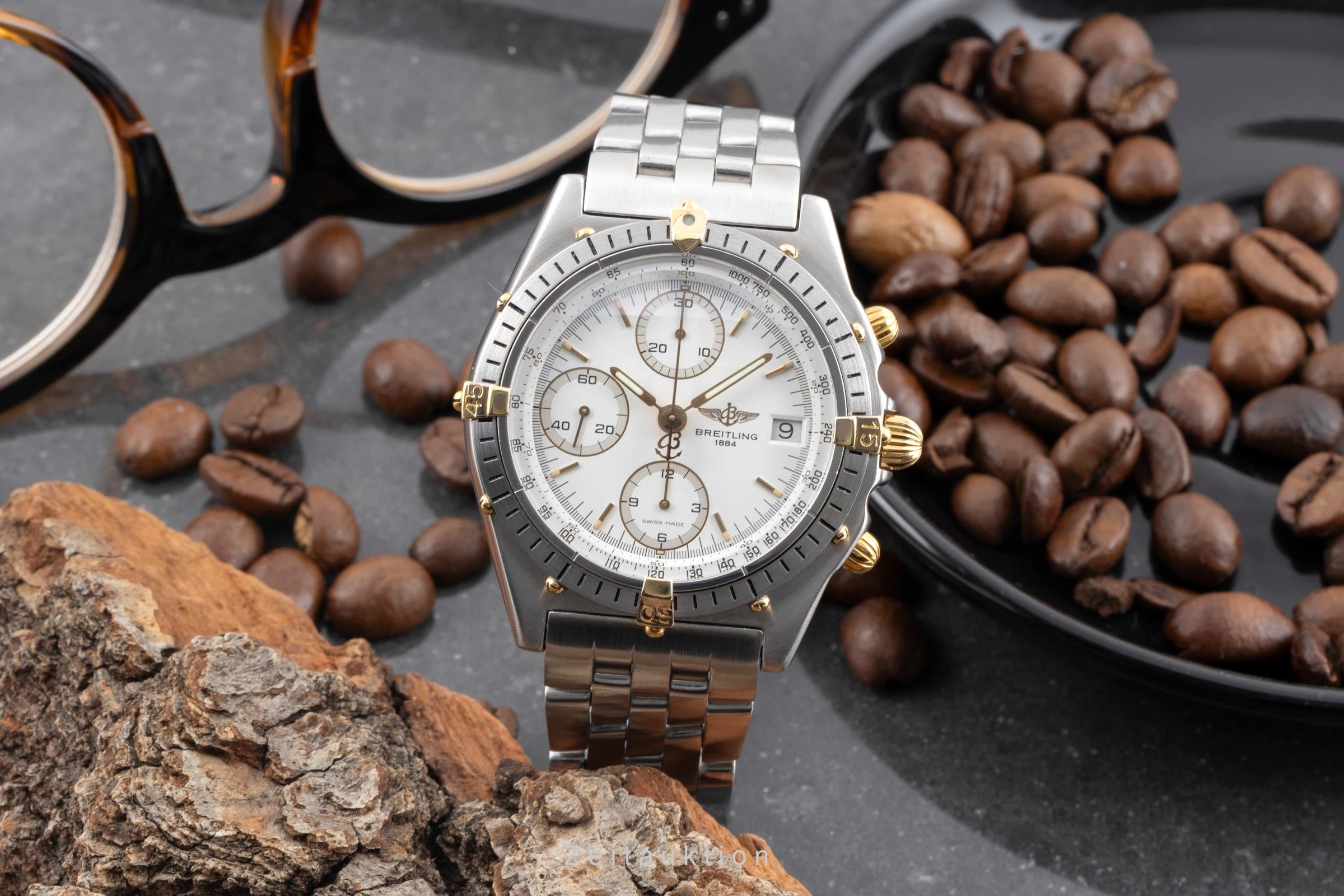 Breitling Chronomat Chronograph Stahl / vergoldet Automatik Herrenuhr 81.950  [2603971]