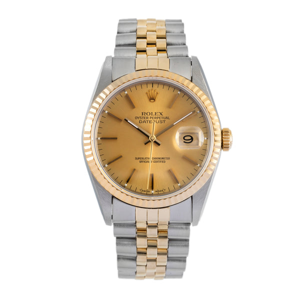 Rolex Datejust acero / oro automático reloj para caballeros 16233  [2603972]