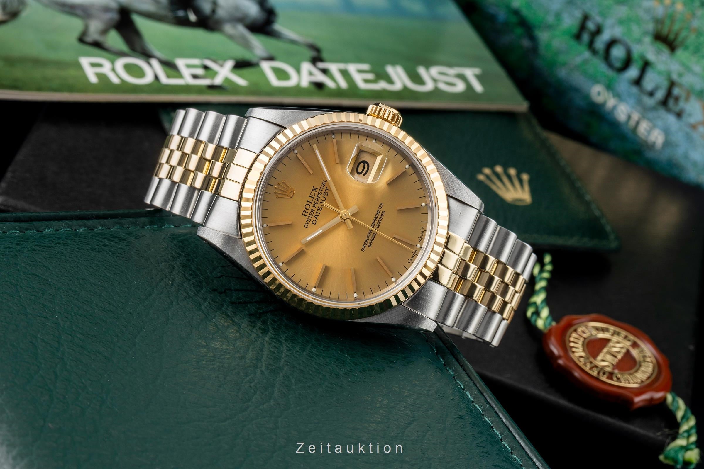 Rolex Datejust acero / oro automático reloj para caballeros 16233  [2603972]