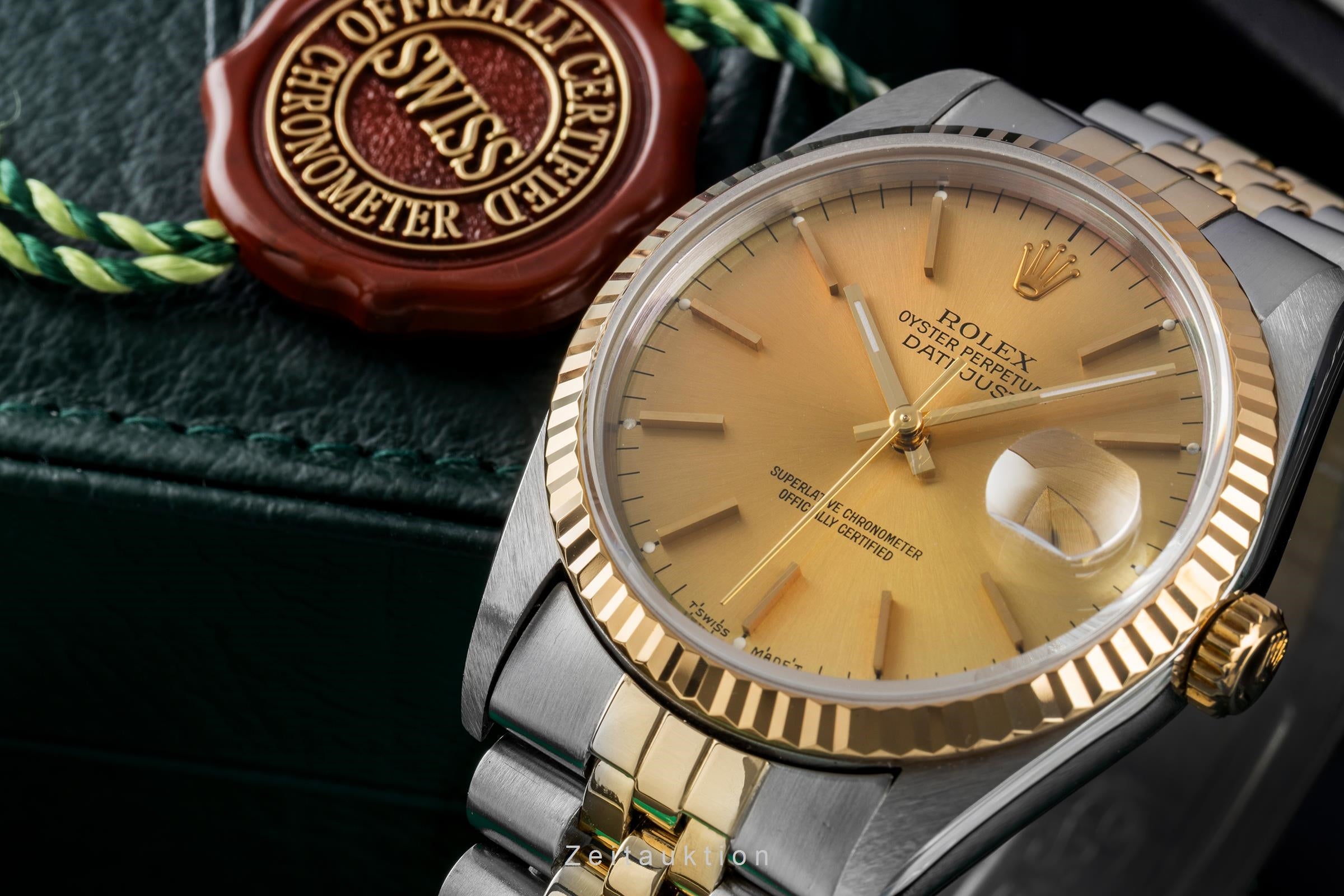 Rolex Datejust acero / oro automático reloj para caballeros 16233  [2603972]