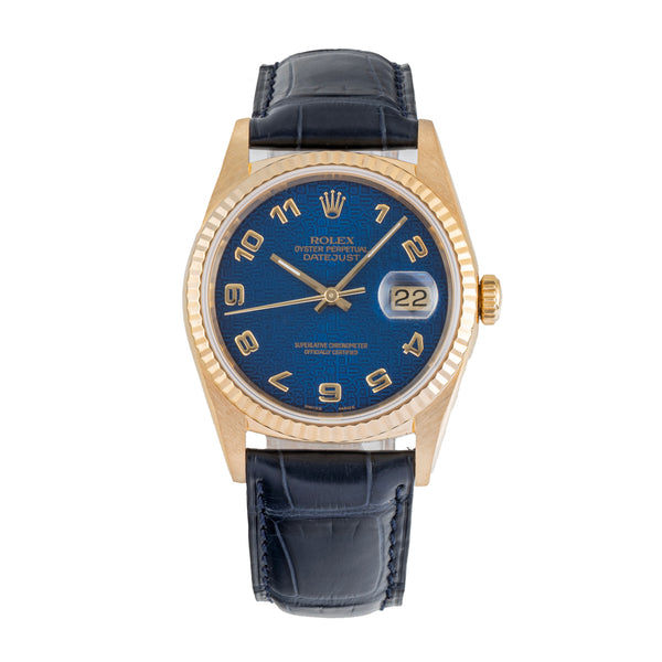 Rolex Datejust oro de 18 quilates automático reloj para caballeros 16238  [2603974]