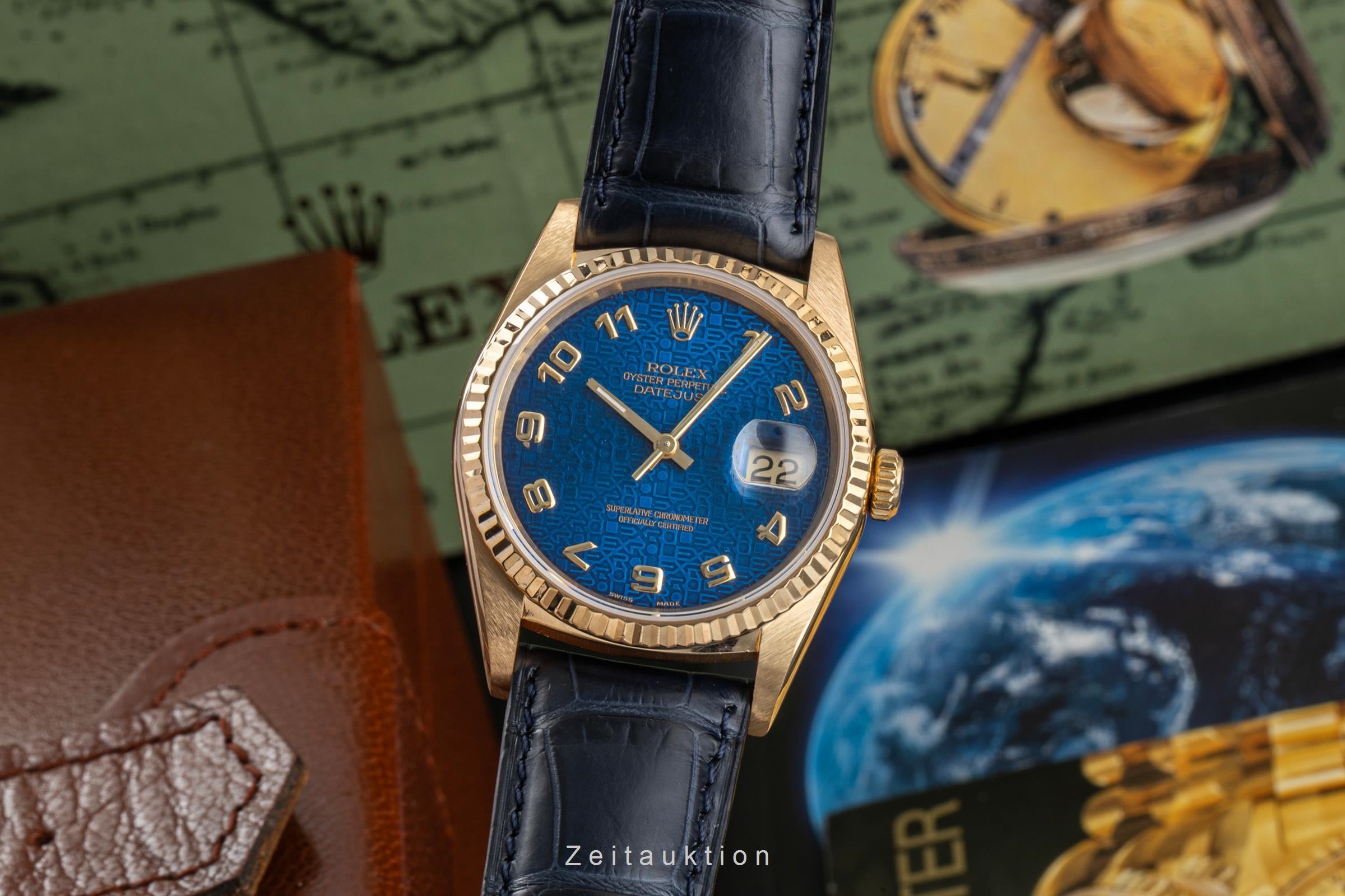 Rolex Datejust oro de 18 quilates automático reloj para caballeros 16238  [2603974]