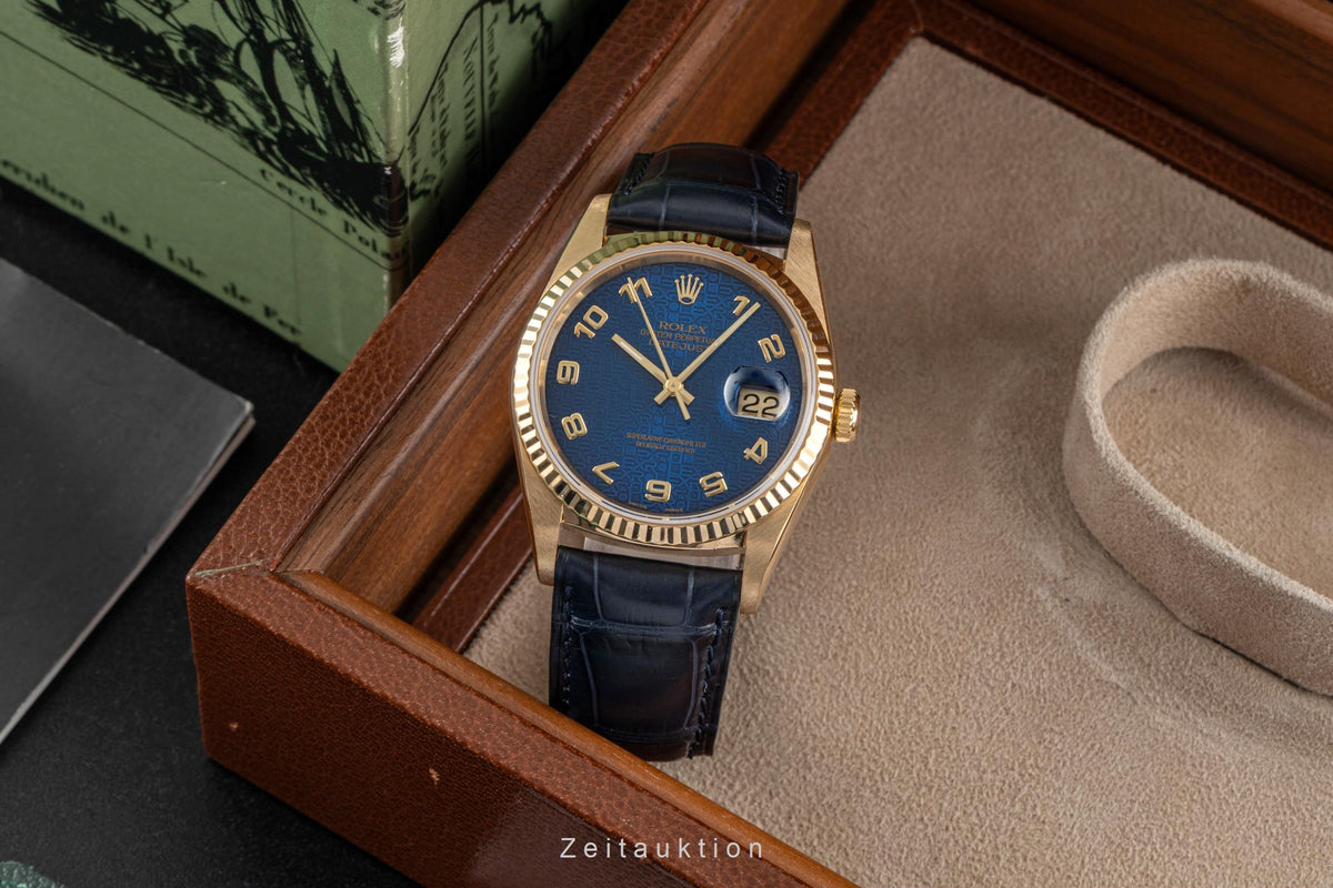 Rolex Datejust oro de 18 quilates automático reloj para caballeros 16238  [2603974]