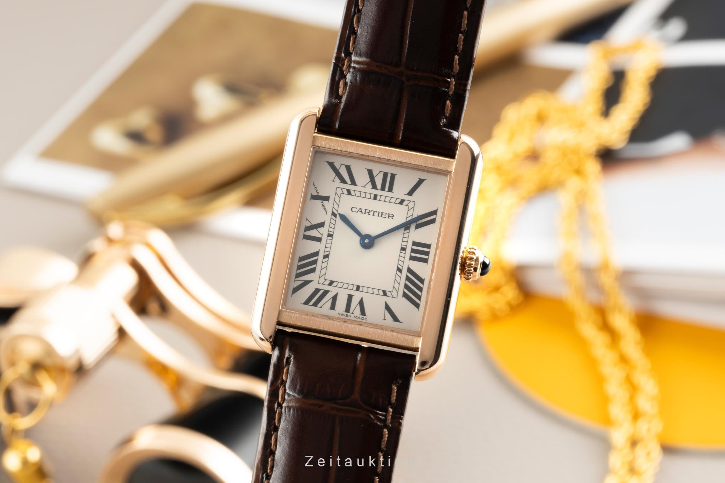 Cartier Tank 18 ct red gold quartz Kal. 157 Ref. W5200024 | 2603975