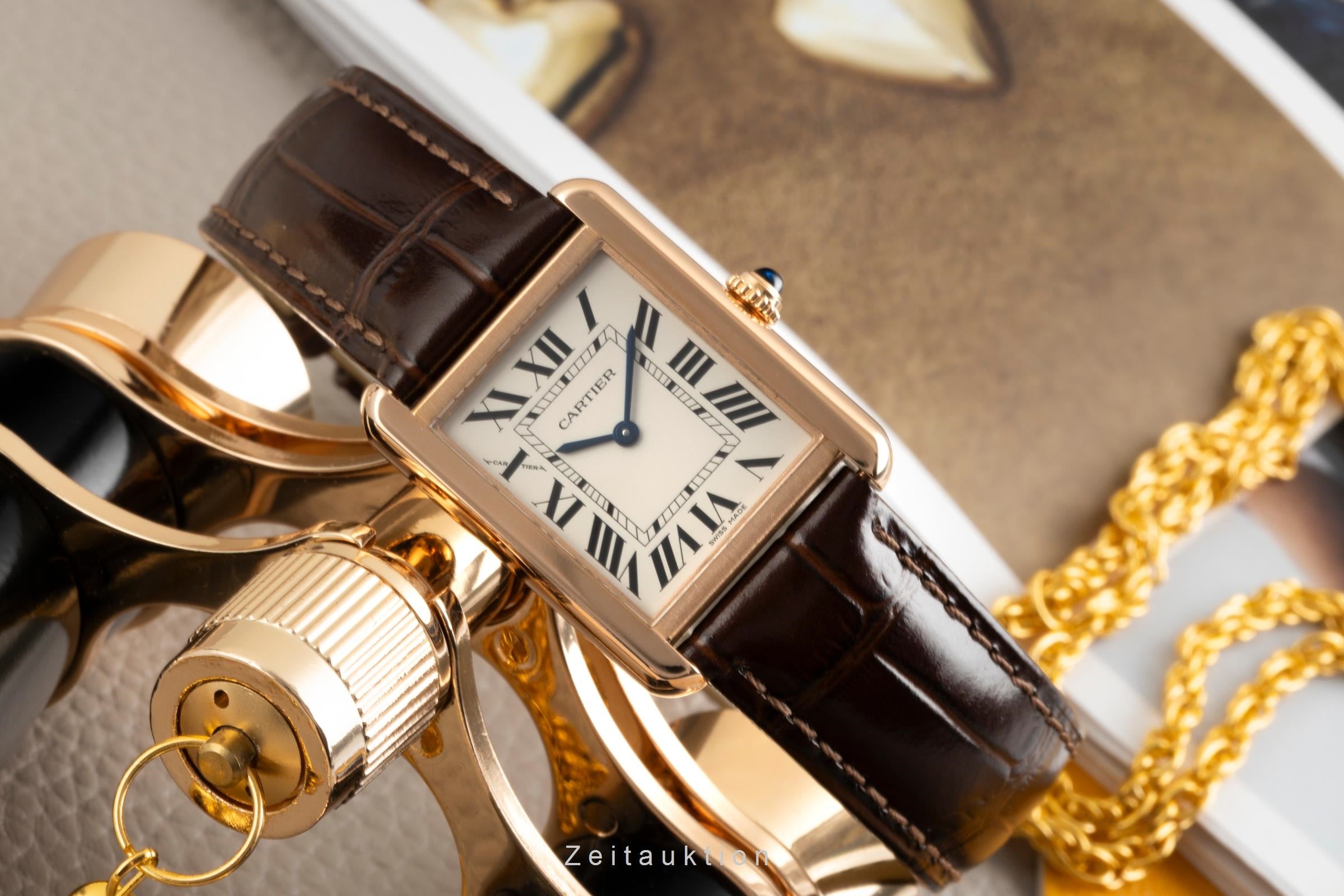 Cartier Tank or rouge 18 ct quartz montre pour femmes W5200024 LP: 5950EUR  [2603975]