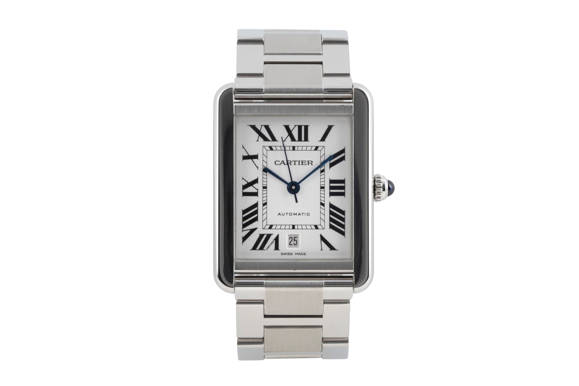 Cartier Tank steel automatic men's watch W5200028  [2603976]