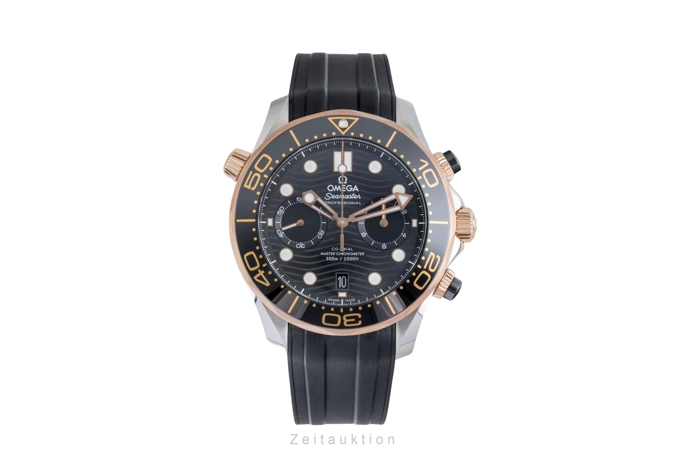 Omega Seamaster Diver Chronograph Stahl / Gold 210.22.44.51.01.001 NP: 13600,- € [2603977]