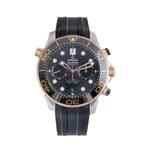 Omega Seamaster Diver Chronograph Stahl / Gold 210.22.44.51.01.001 NP: 13600,- € [2603977]