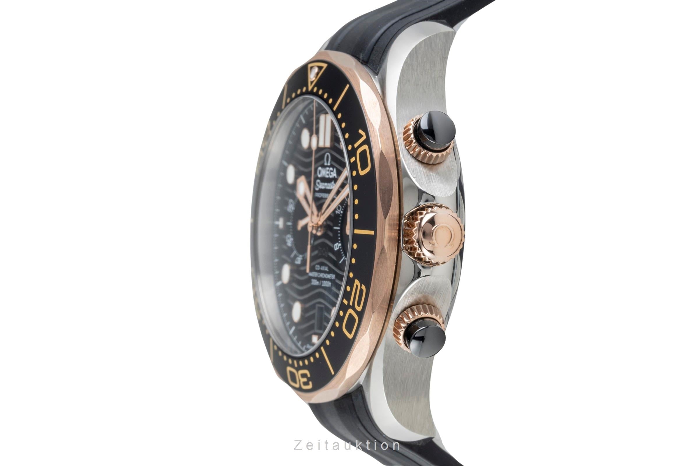 Omega Seamaster Diver Chronograph Stahl / Gold 210.22.44.51.01.001 NP: 13600,- € [2603977]