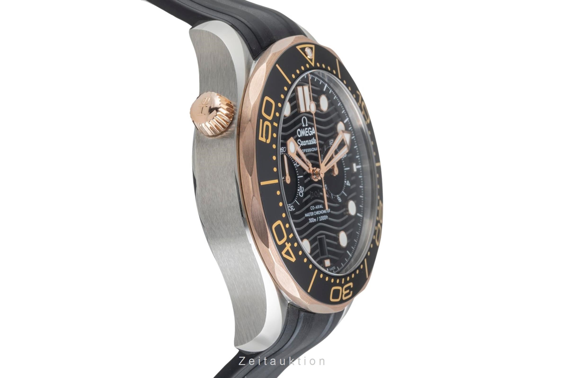 Omega Seamaster Diver Chronograph Stahl / Gold 210.22.44.51.01.001 NP: 13600,- € [2603977]