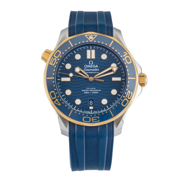 Omega Seamaster steel / gold automatic men's watch 210.22.42.20.03.001 LP: 9300EUR  [2603978]